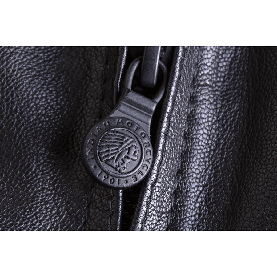 miniature 54 - Indian Motorcycle Women&#039;s Leather Charlotte Vest, Black
