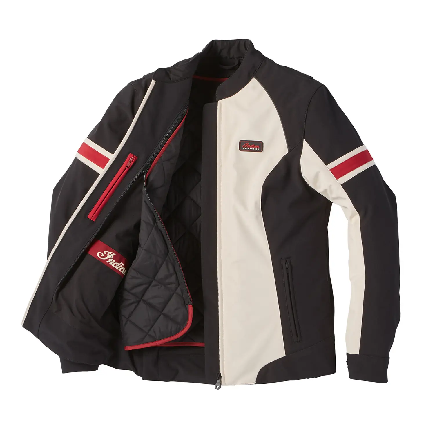 Women's Textile Zoe Jacket, Black Indian Motorcycle