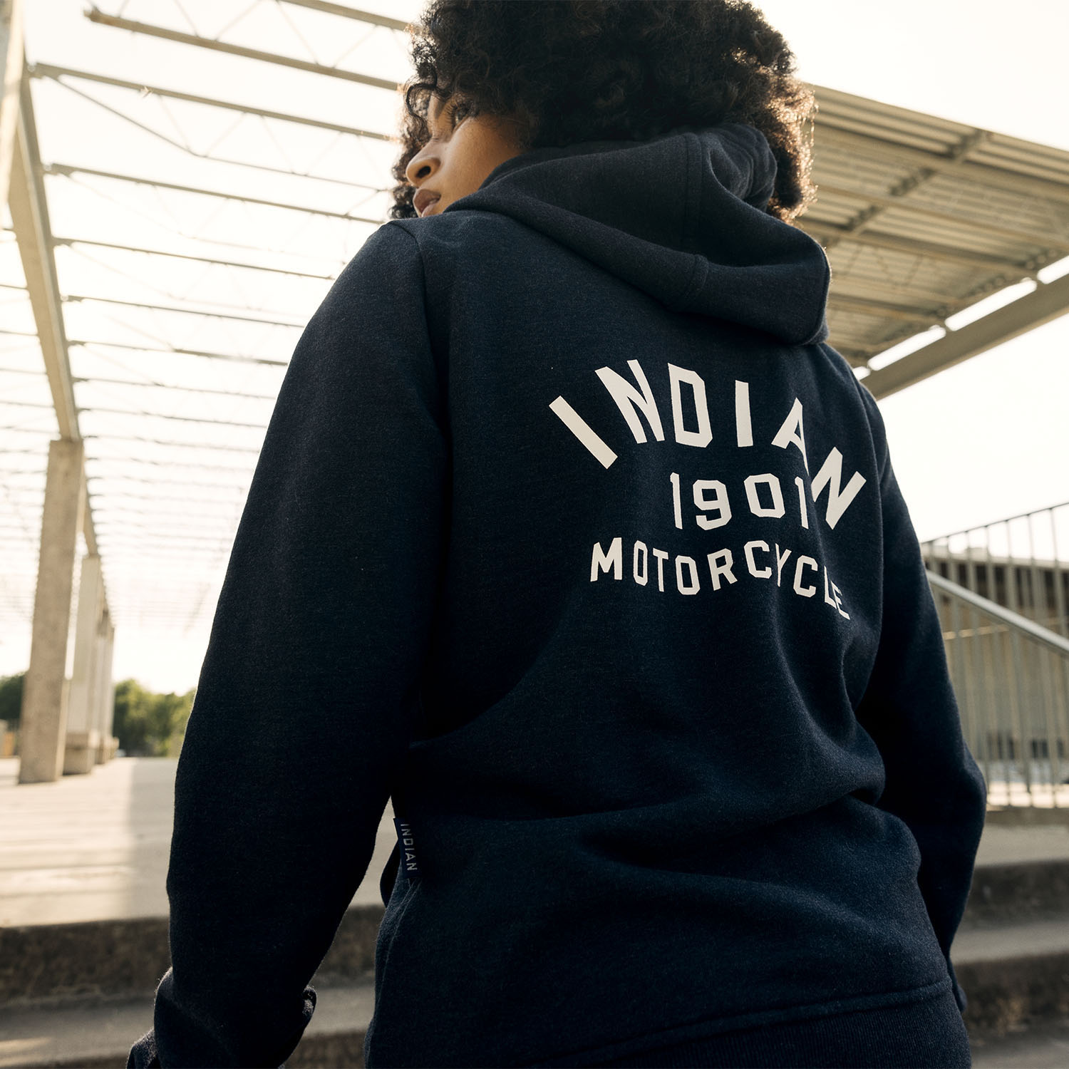 Women's 1901 Hoodie, Navy | Indian Motorcycle