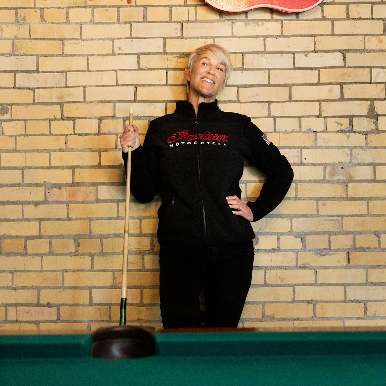 Women's Zip Thru Fleece, Black | Indian Motorcycle