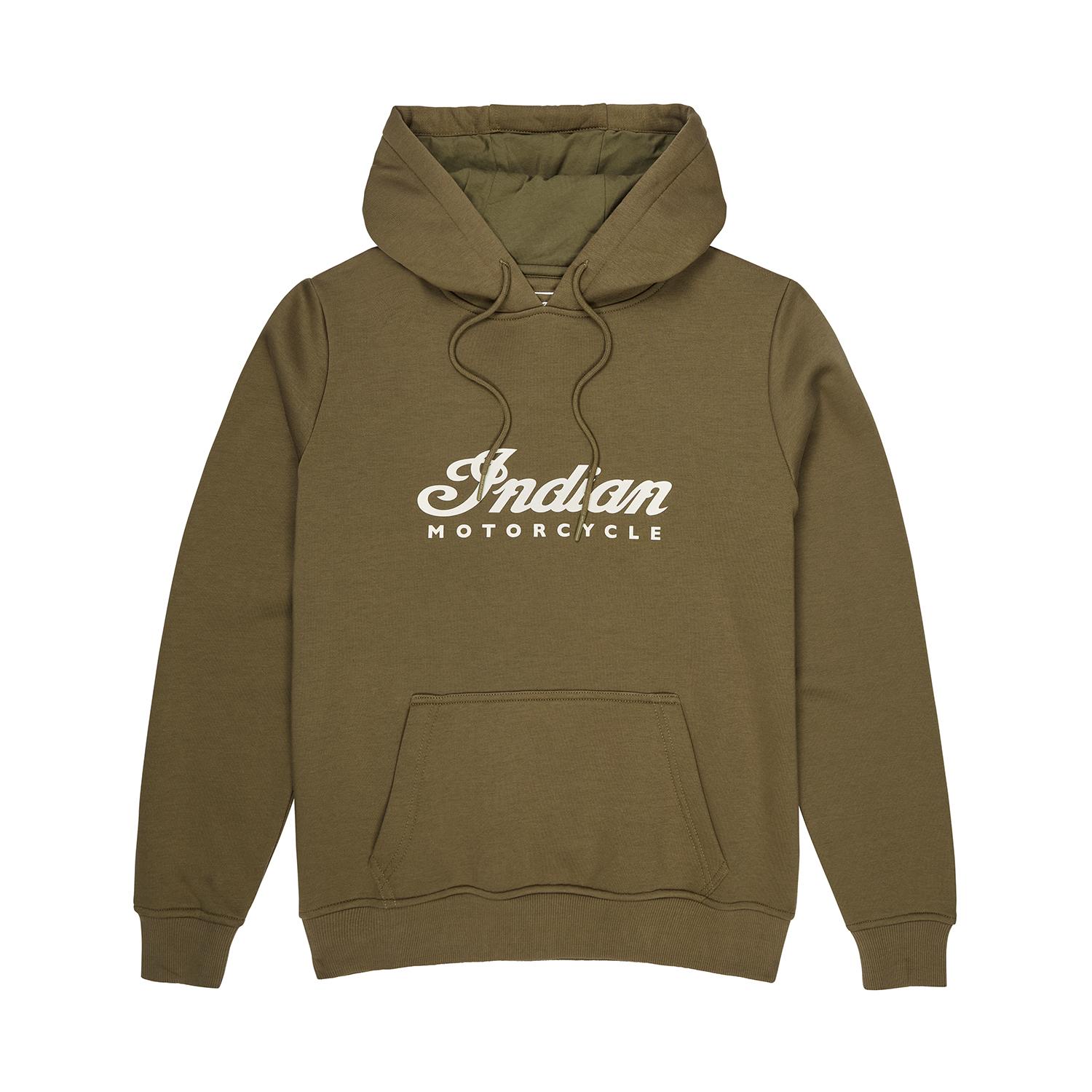 Women's Essential Script Logo Hoodie, Green | Indian Motorcycle