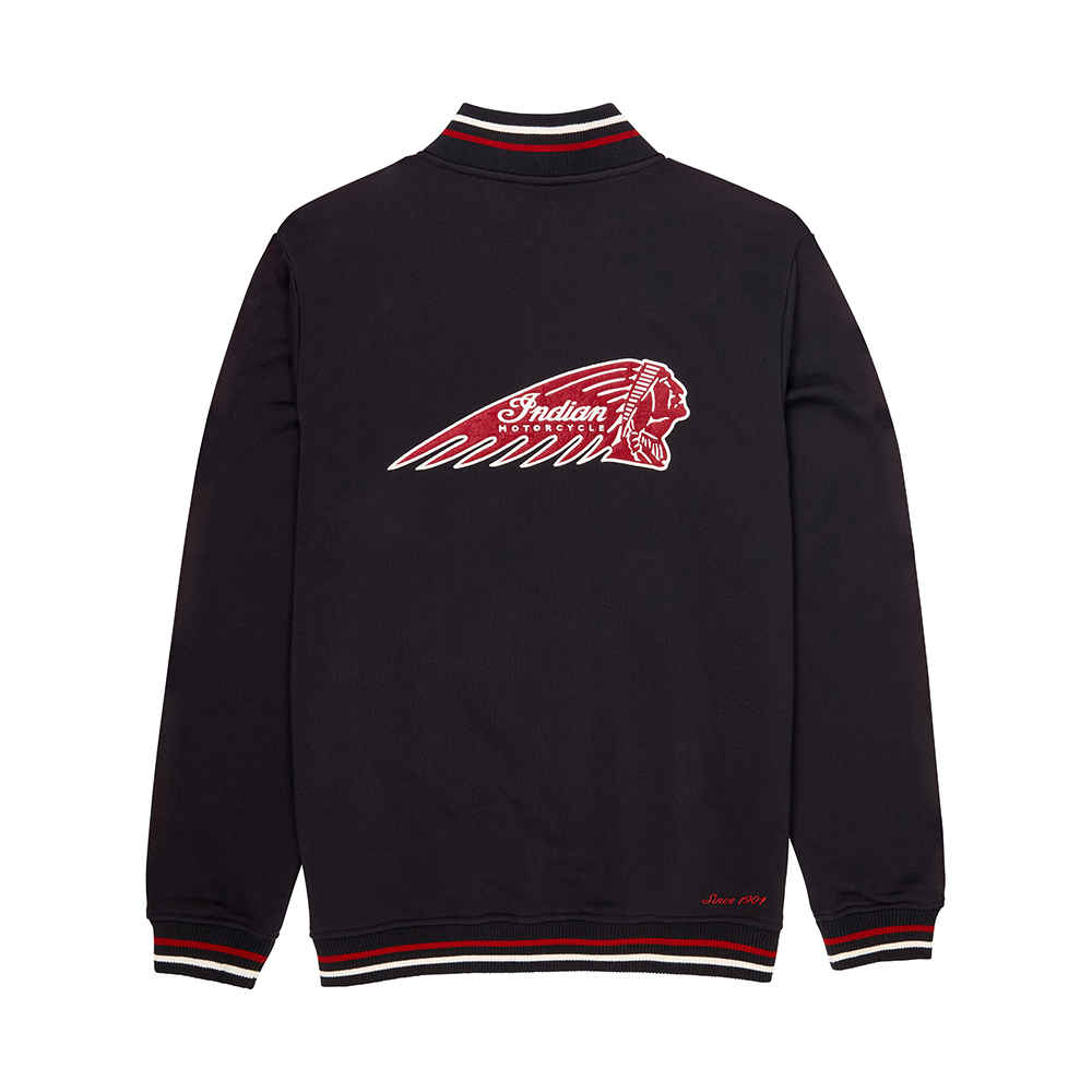 Men's Headdress Zip Thru, Black | Indian Motorcycle