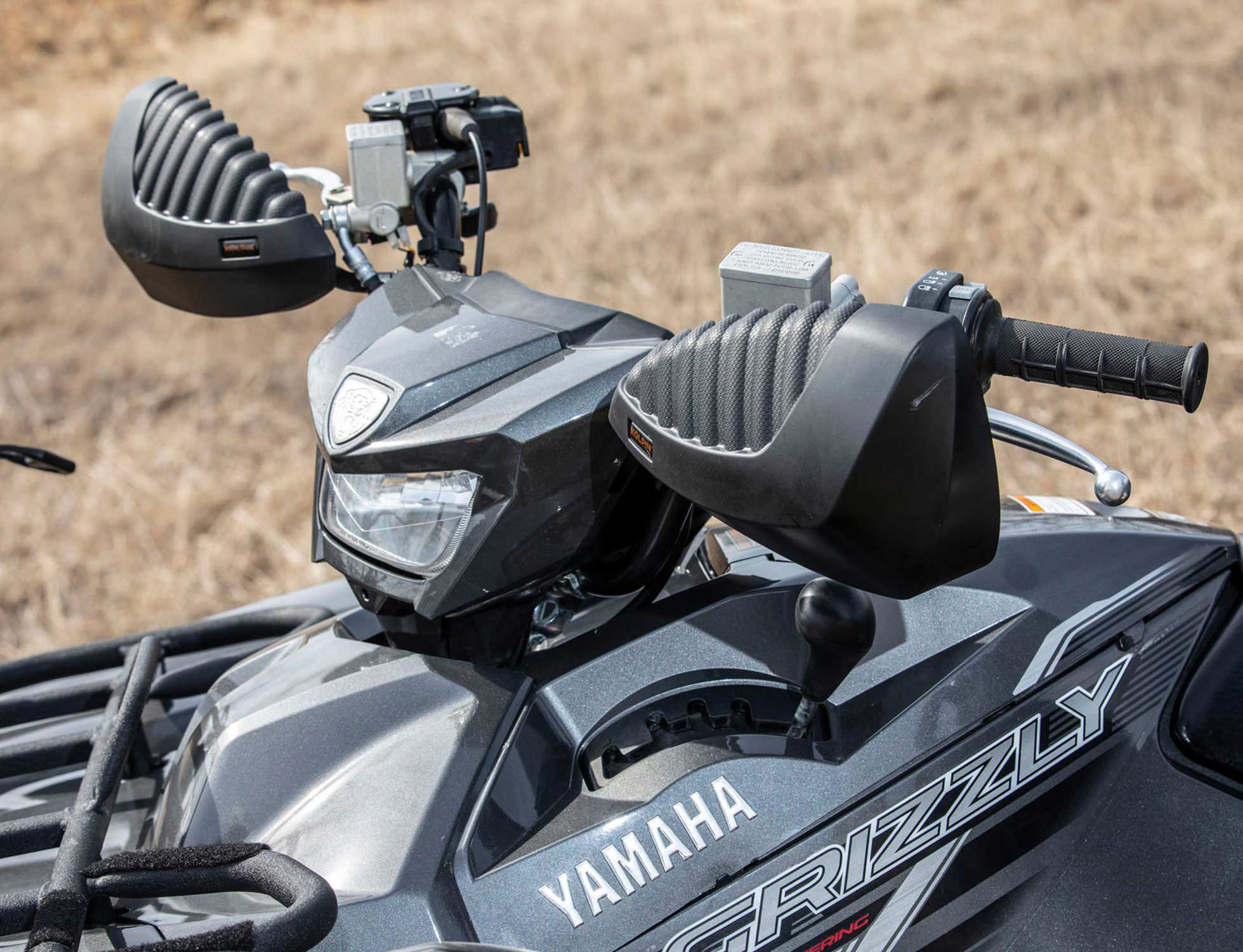 ATV Handlebar Handguards with Rearview Mirror - Pair | Kolpin