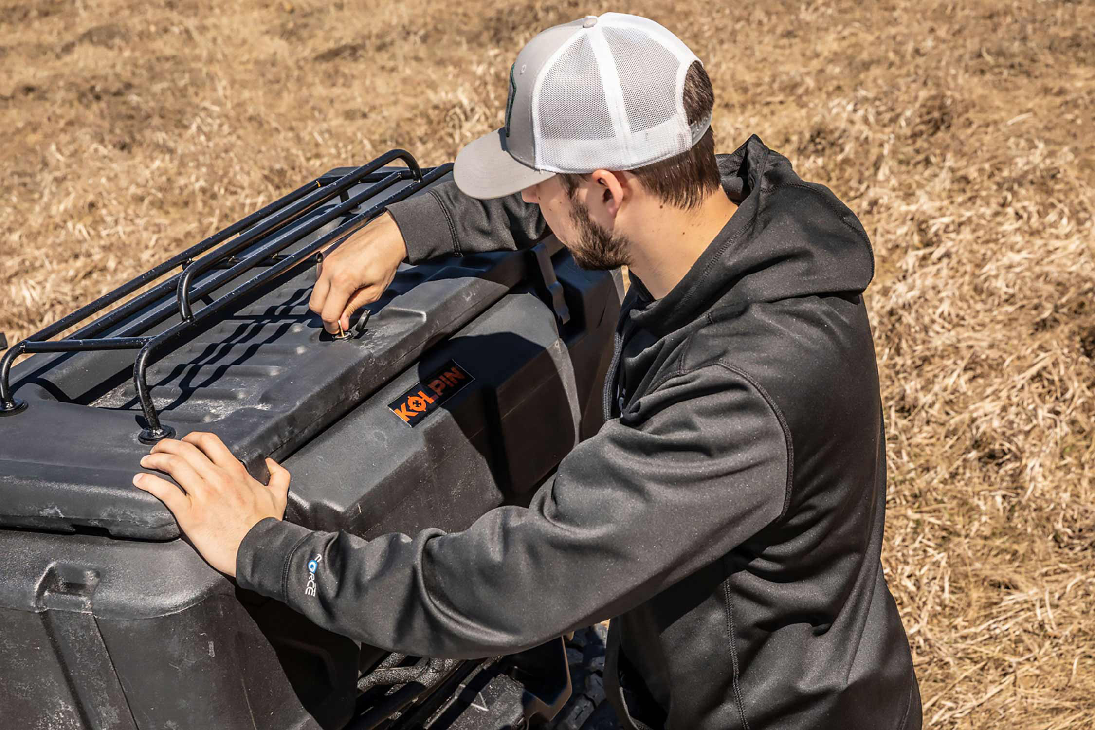 ATV/UTV Rear Rack Outfitter Storage Box | Kolpin