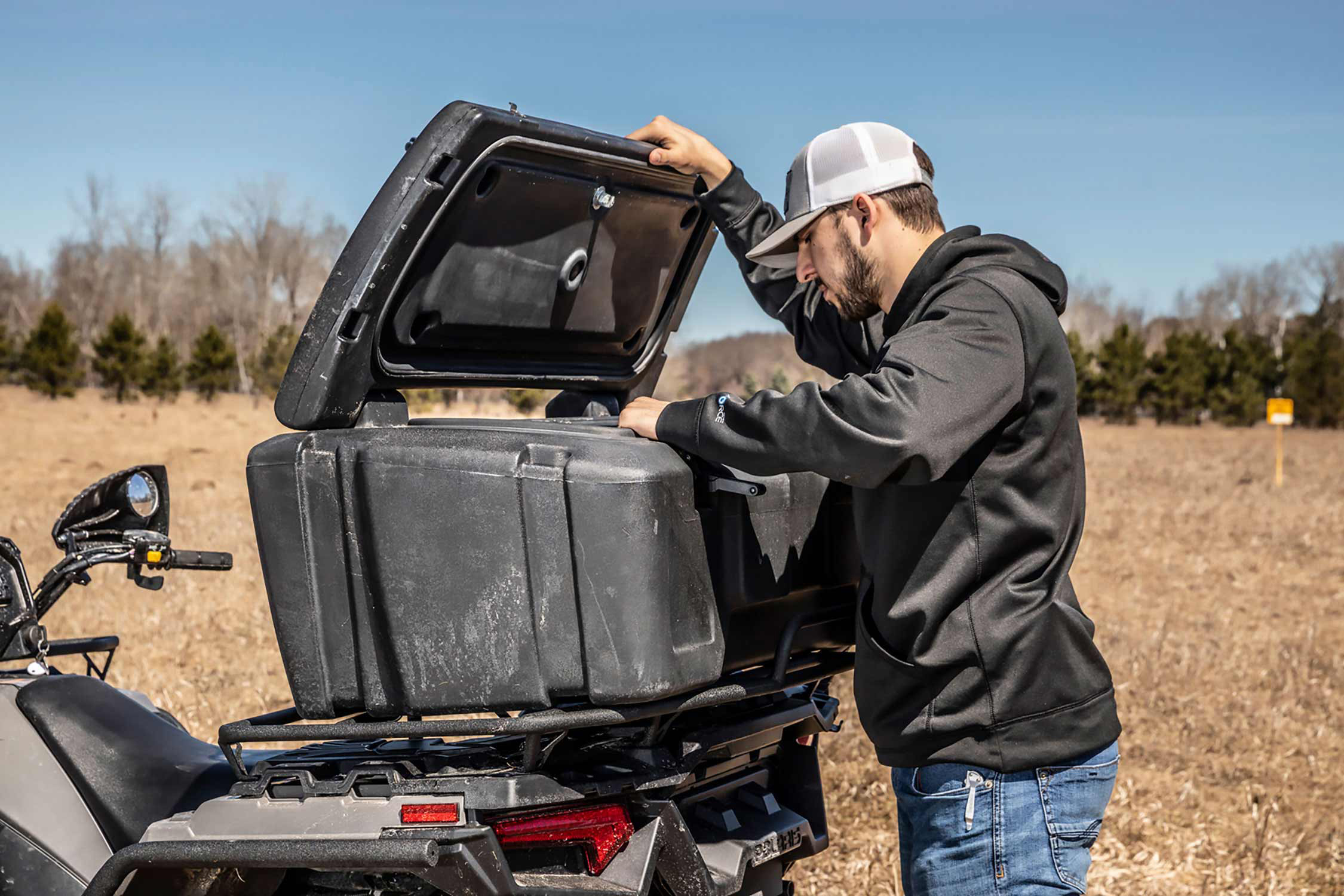 Guide Gear ATV Front Basket / UTV Rear Cargo Rack – 36x17 Steel Powder Coat