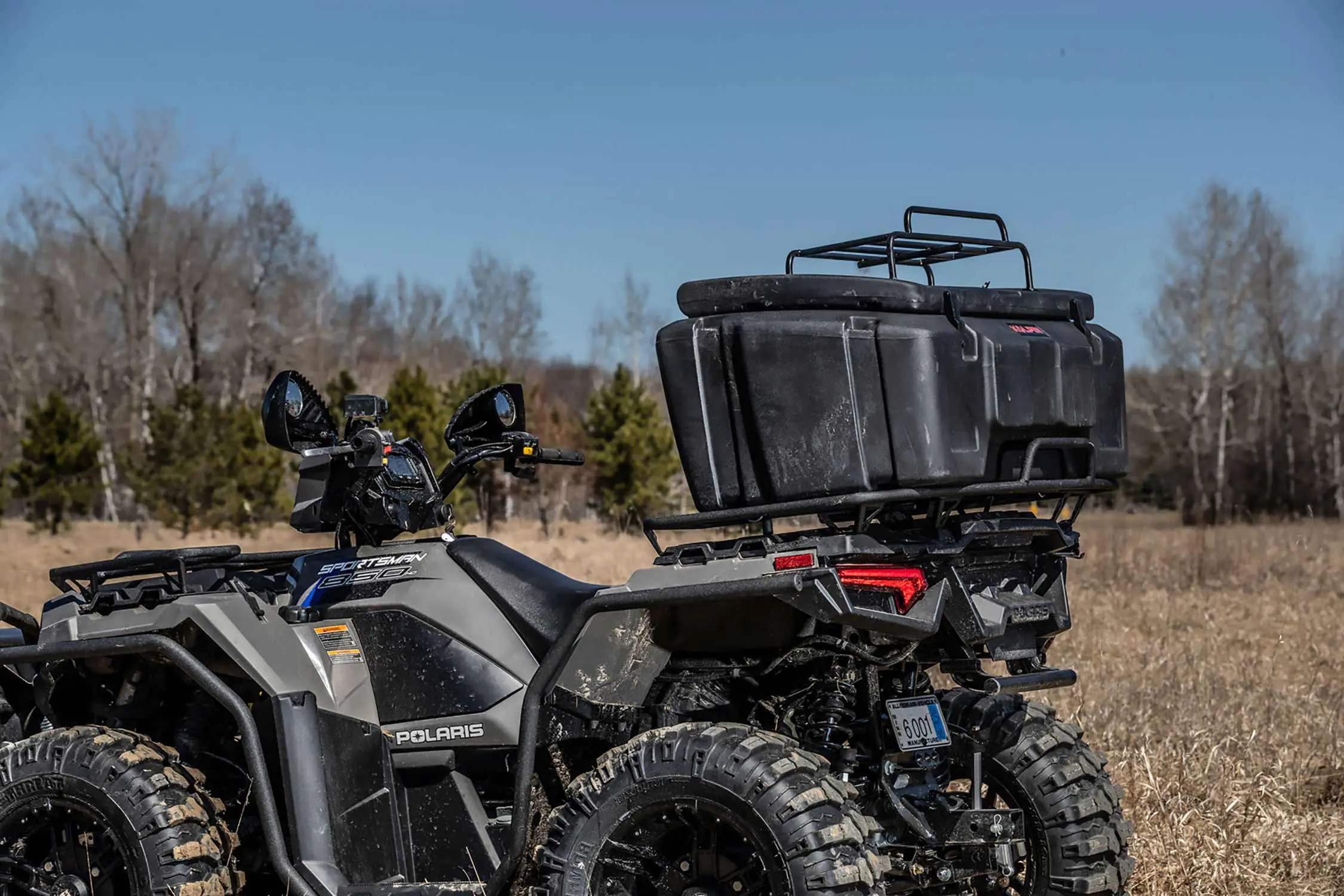 Atv Rear Storage Box 90L Rear ATV Cargo Boxes And Storage Trunk Box For ...