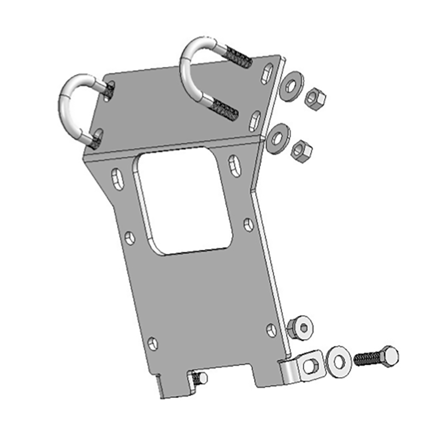 KFI Products Winch Mount For Honda Foreman & Rancher 420 & 500 ATVs - New, Part #101175