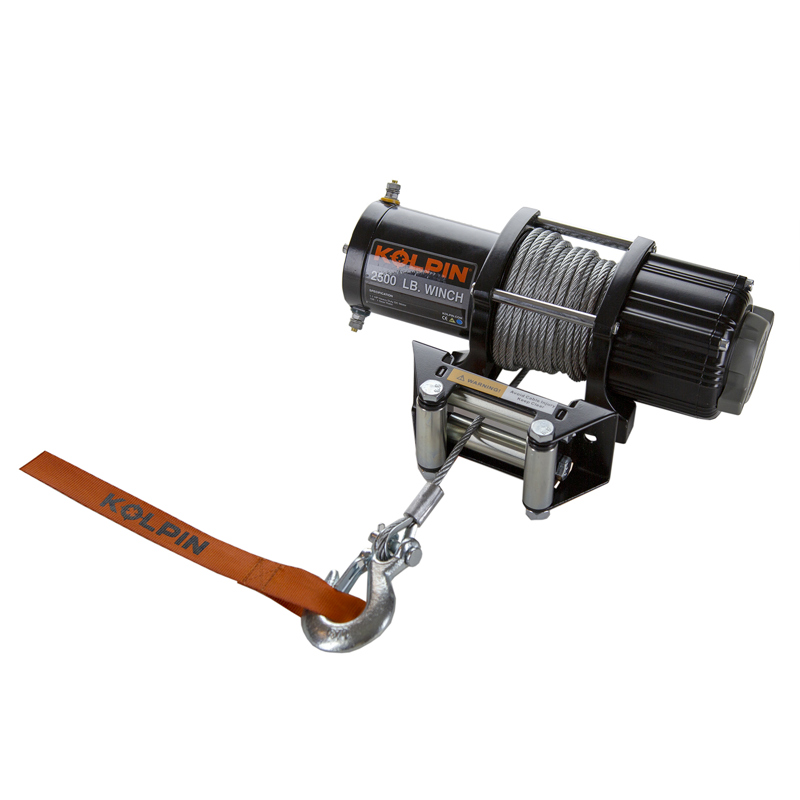 Kolpin Winch Kit 2500 lb Steel Cable Kolpin