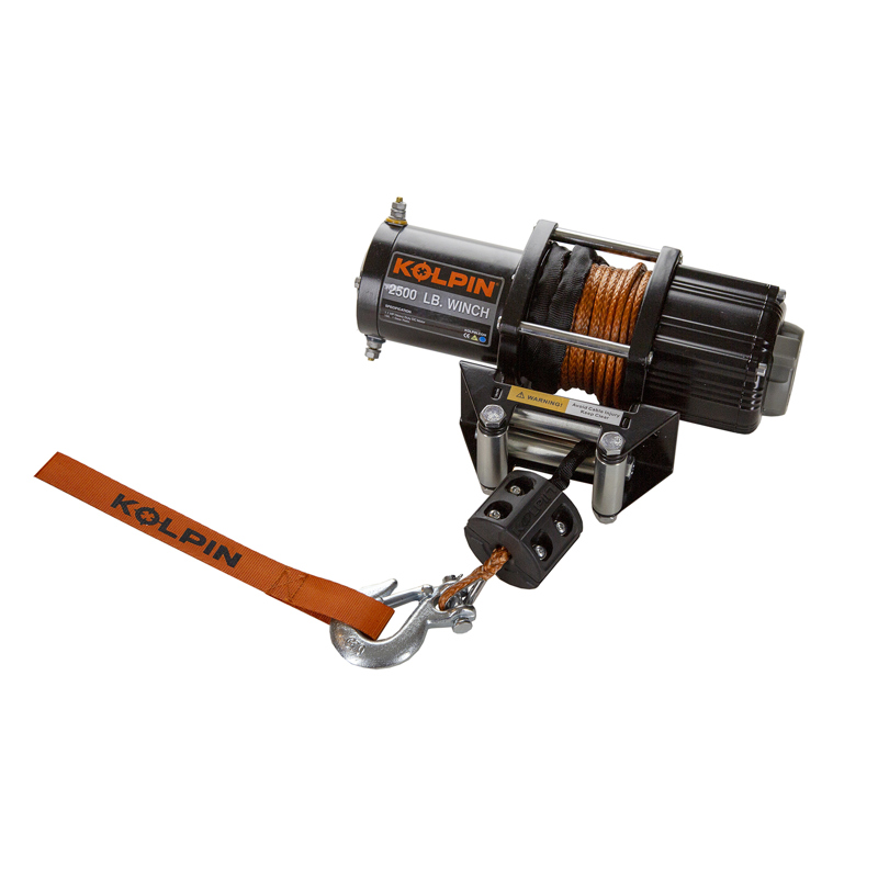 Kolpin Winch Kit 2500 lb Synthetic Rope Kolpin
