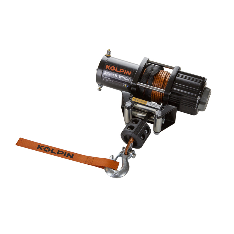 Kolpin Winch Kit 3500 Lb Synthetic Rope Kolpin