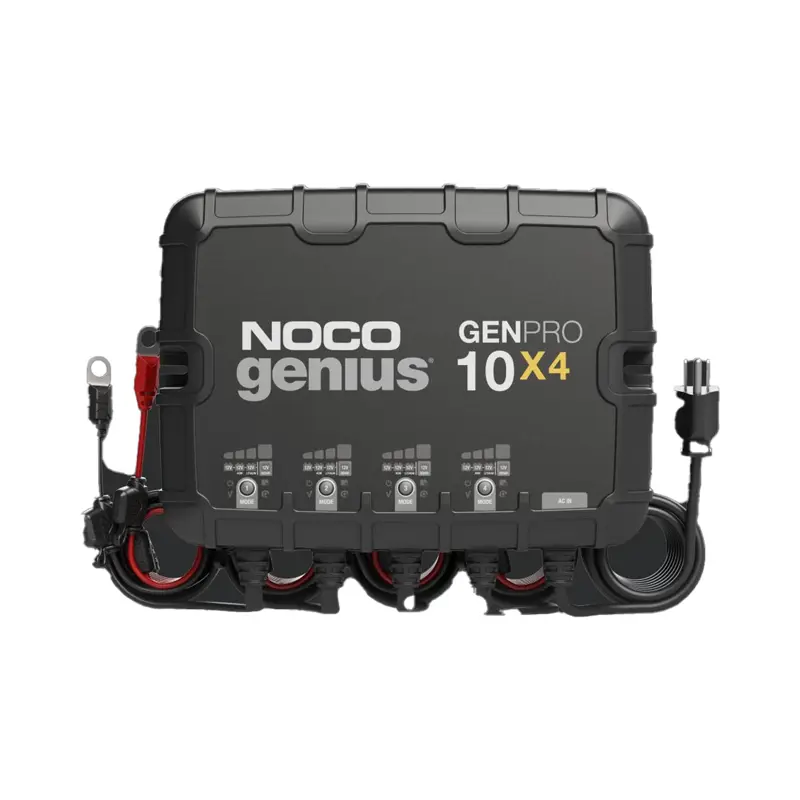 NOCO Battery Charger 10 Amp, 4 Bank
