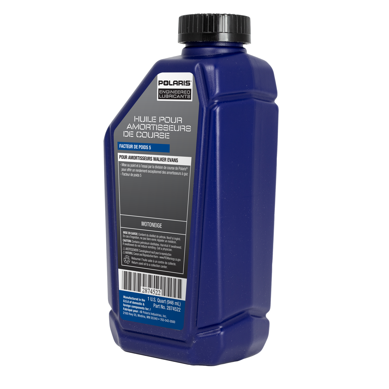 Racing Gas Shock Oil, 1 Qt., Part 2874522 | Polaris Racing Gas Shock Oil, 1 Qt., Part 2874522 | Polaris