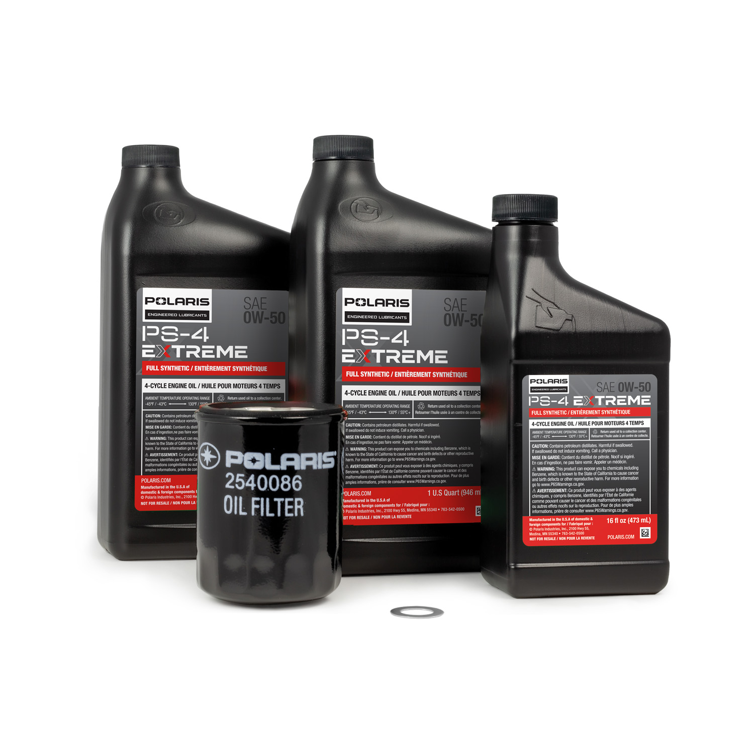Full Synthetic Oil Change Kit, 2.5 Qts. Of PS-4 Extreme 0W