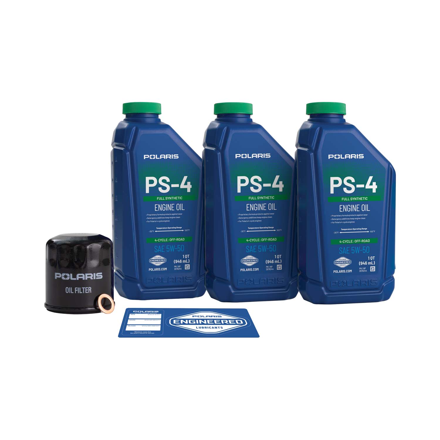 Full Synthetic Oil Change Kit, 2881696, 3 Quarts of PS-4 Engine