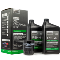 Polaris Full Synthetic Oil Change Kit, Fits ACE Ranger RZR Sportsman, 2202166, 2 Quarts of PS-4 Engine Oil and 1 Oil Filter