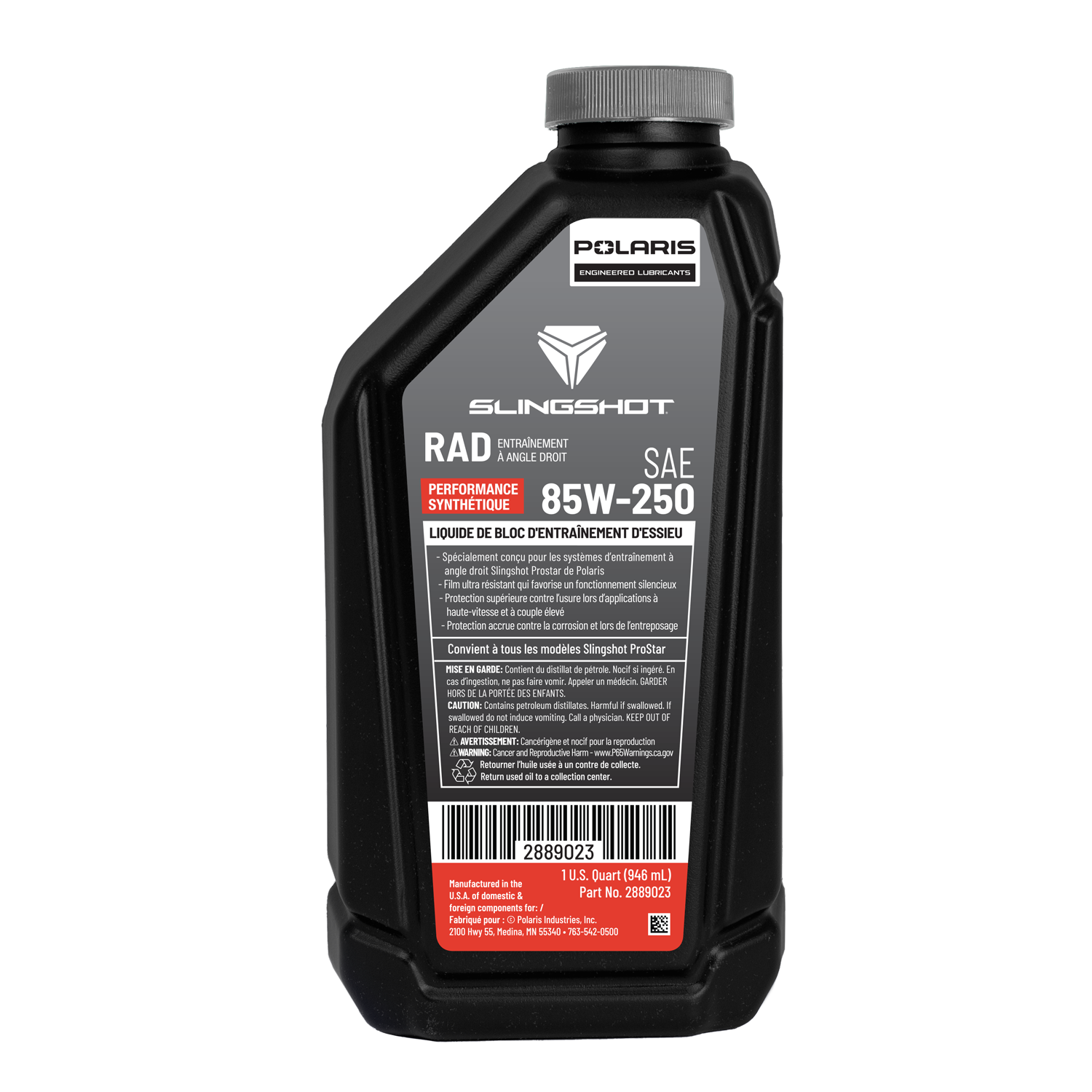 Transaxle Fluid, 1 Qt., Part 2889023 | Polaris Slingshot Transaxle Fluid, 1 Qt., Part 2889023 | Polaris Slingshot