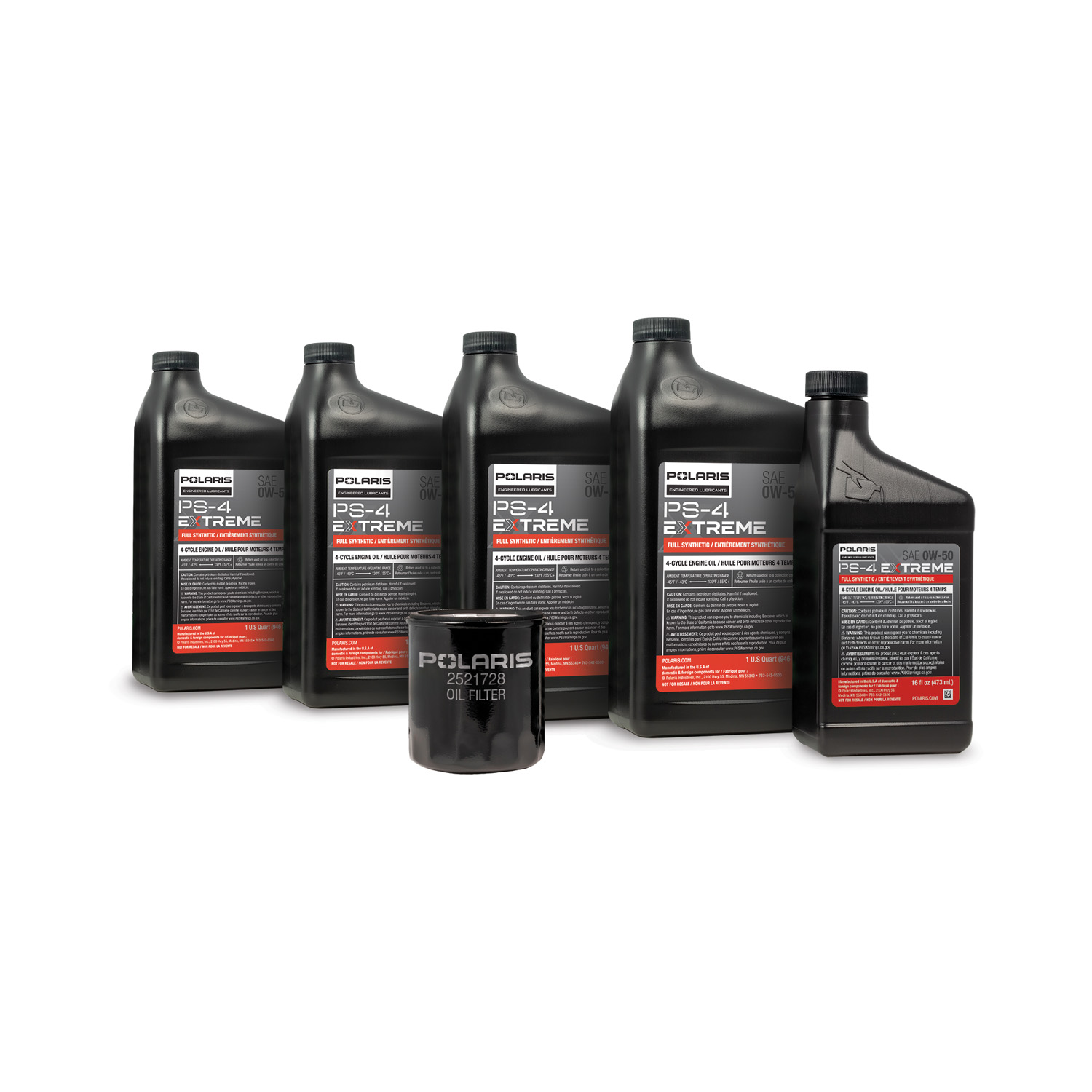 Extreme Full Synthetic Oil Change Kit, Polaris Ranger