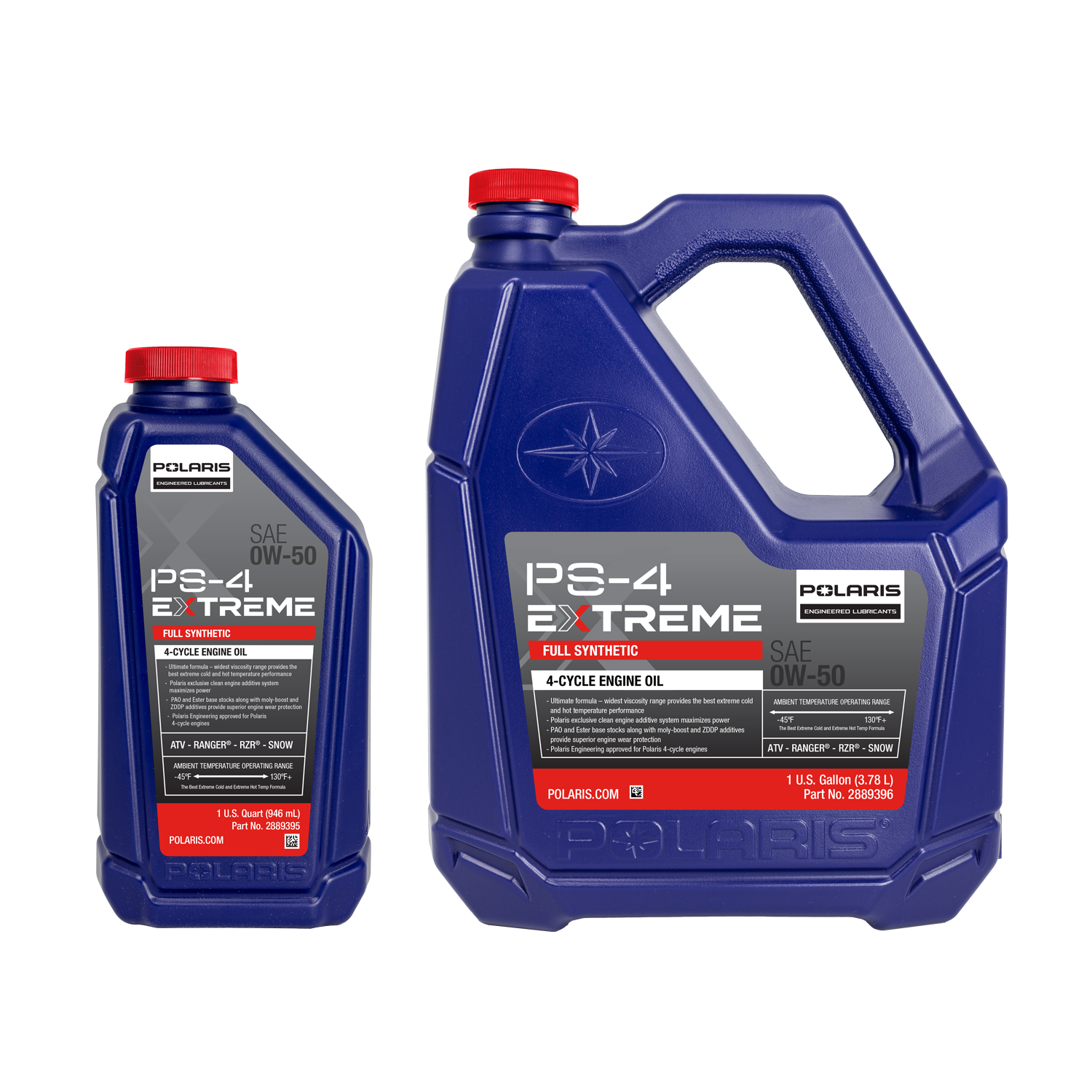 Oil Xtree Polaris PS-4 Extreme Full Synthetic 0W-50 Engine Oil, 4-Stroke Engines ...