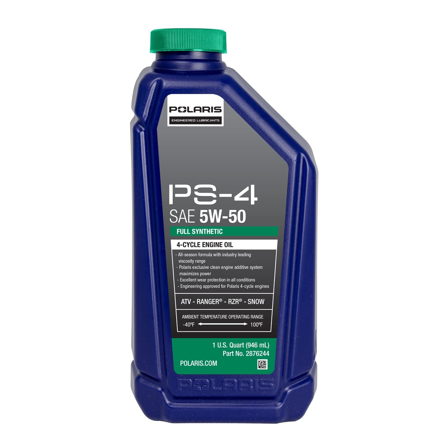 PS-4 Full Synthetic 5W-50 All-Season Engine Oil, 4-Stroke Engines