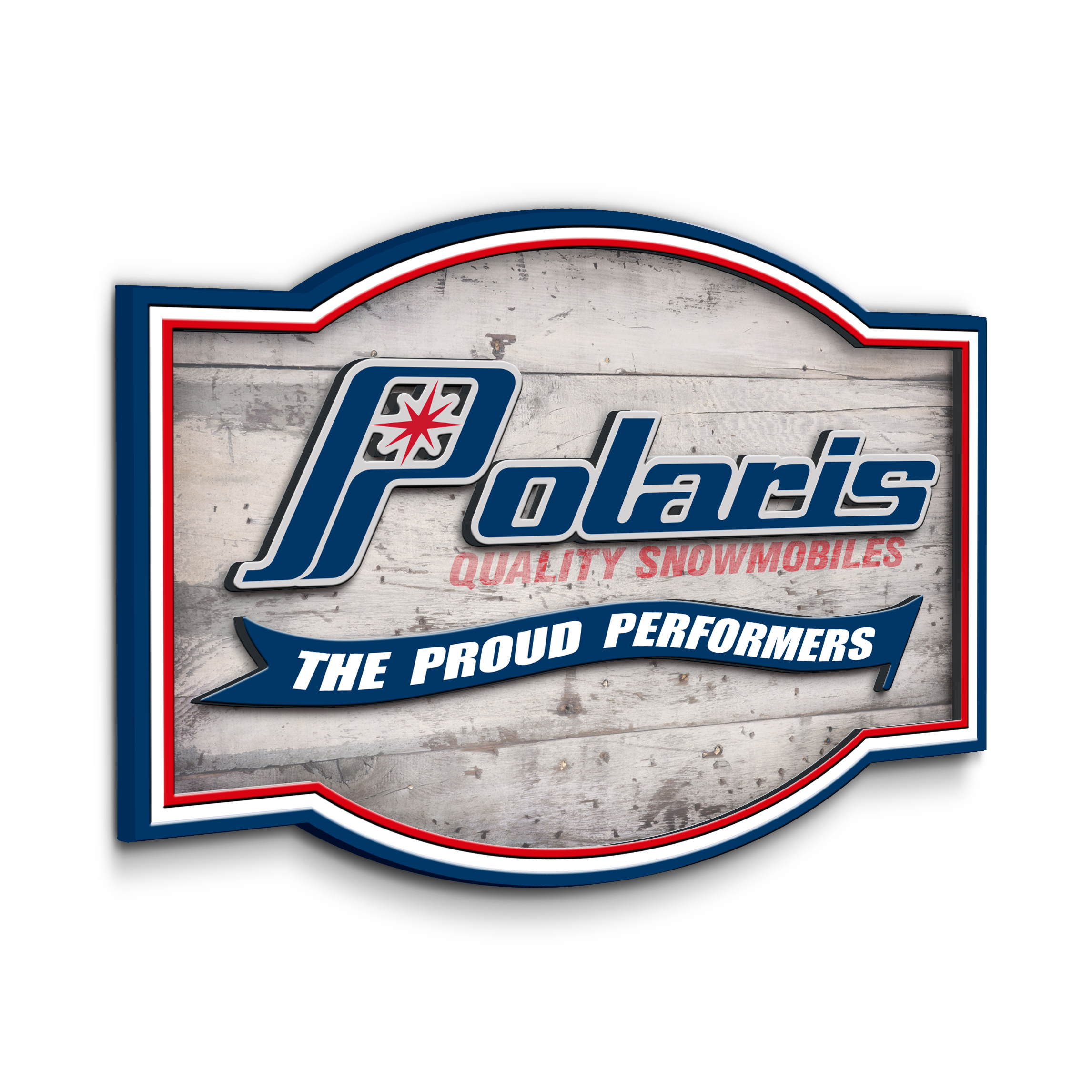 Vintage Polaris Wood Sign | Polaris Off-Road