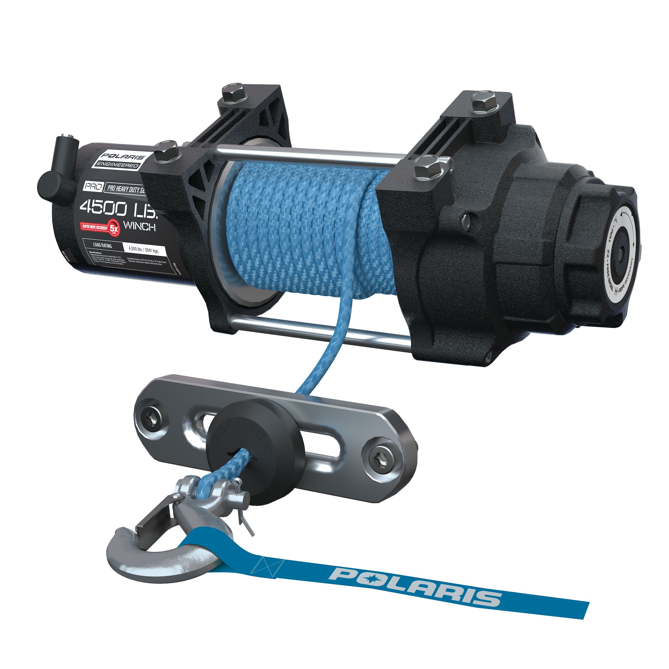 Pro Series 4,500 LB Winch Kit with Synthetic Rope for GENERAL SxS