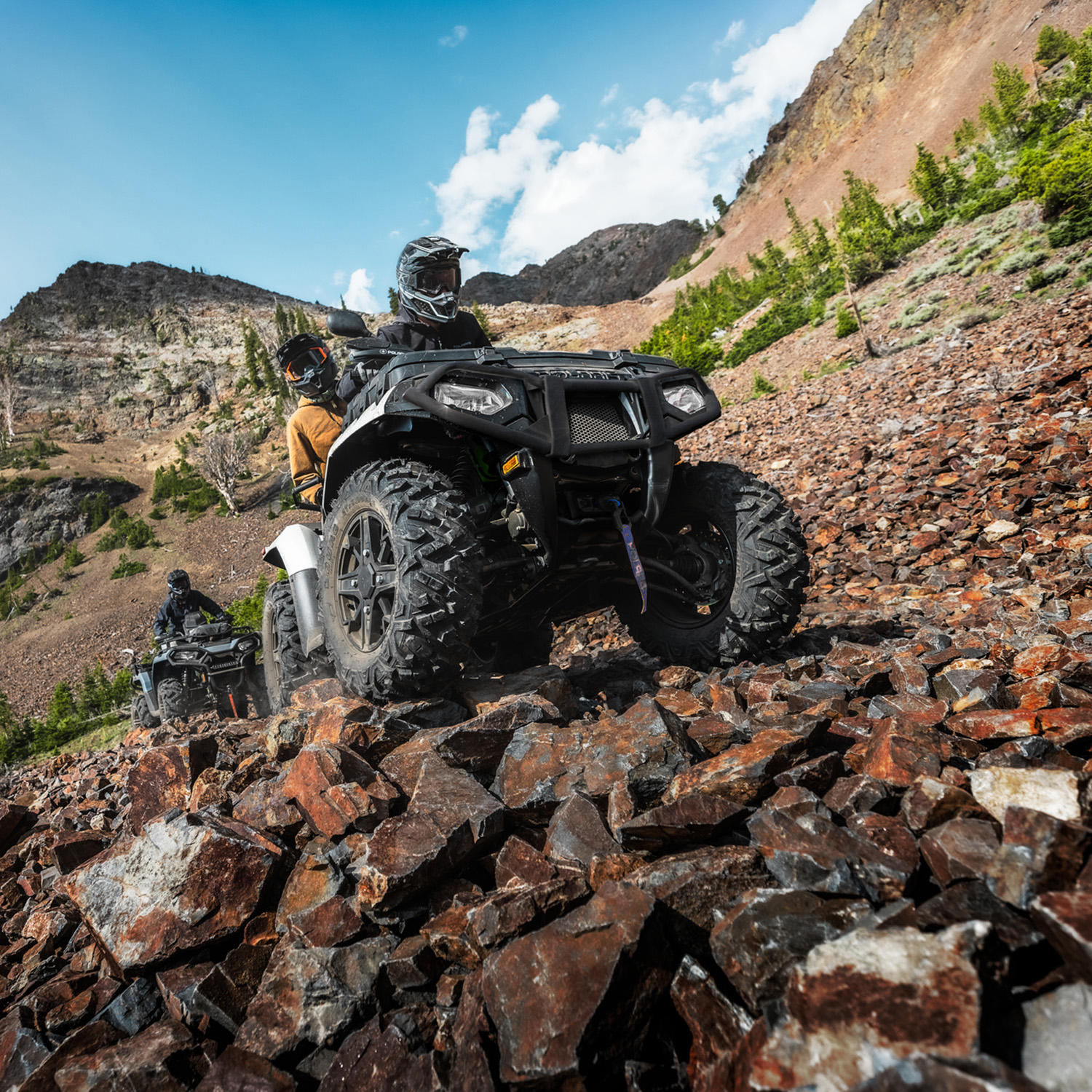 3,500 LB Winch Kit with Synthetic Rope for Sportsman ATV | Polaris