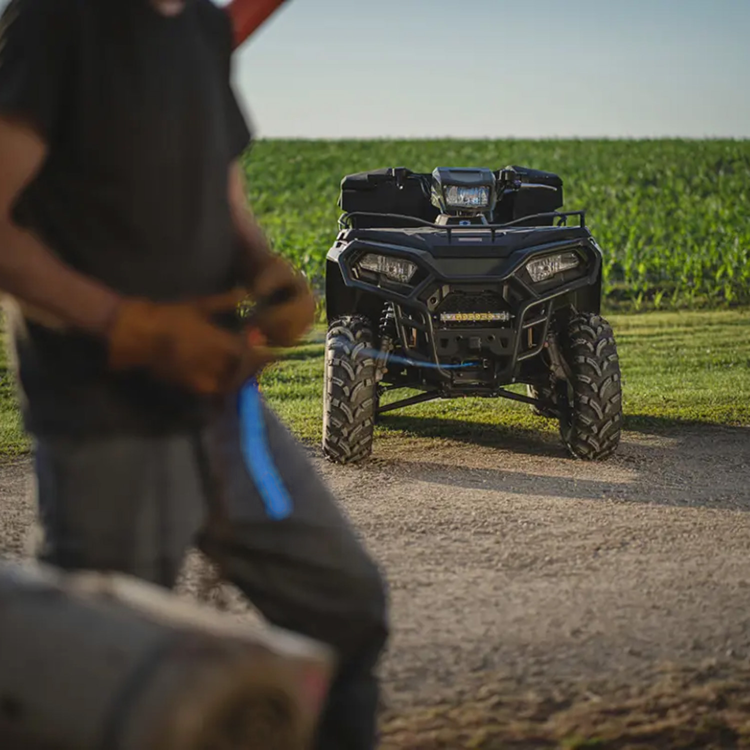 3,500 LB Winch Kit with Synthetic Rope for Sportsman ATV | Polaris