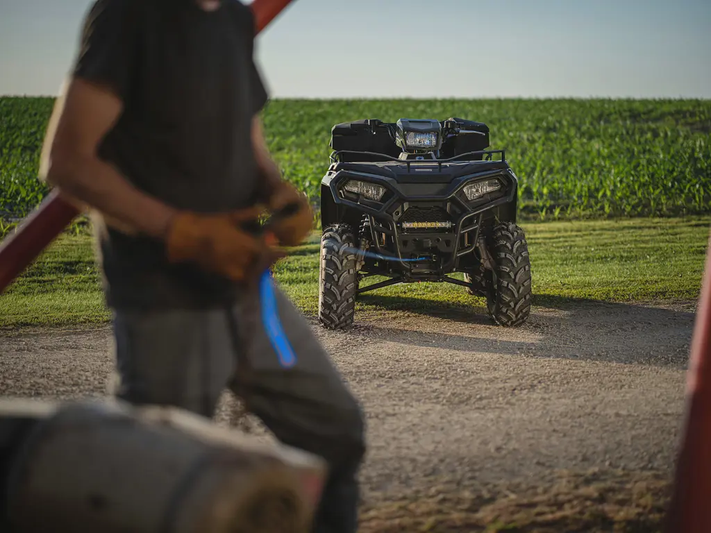 Pro Series 3,500 LB csörlőkészlet szintetikus kötéllel Sportsman ATV-hez - 5. kép az 5-ből