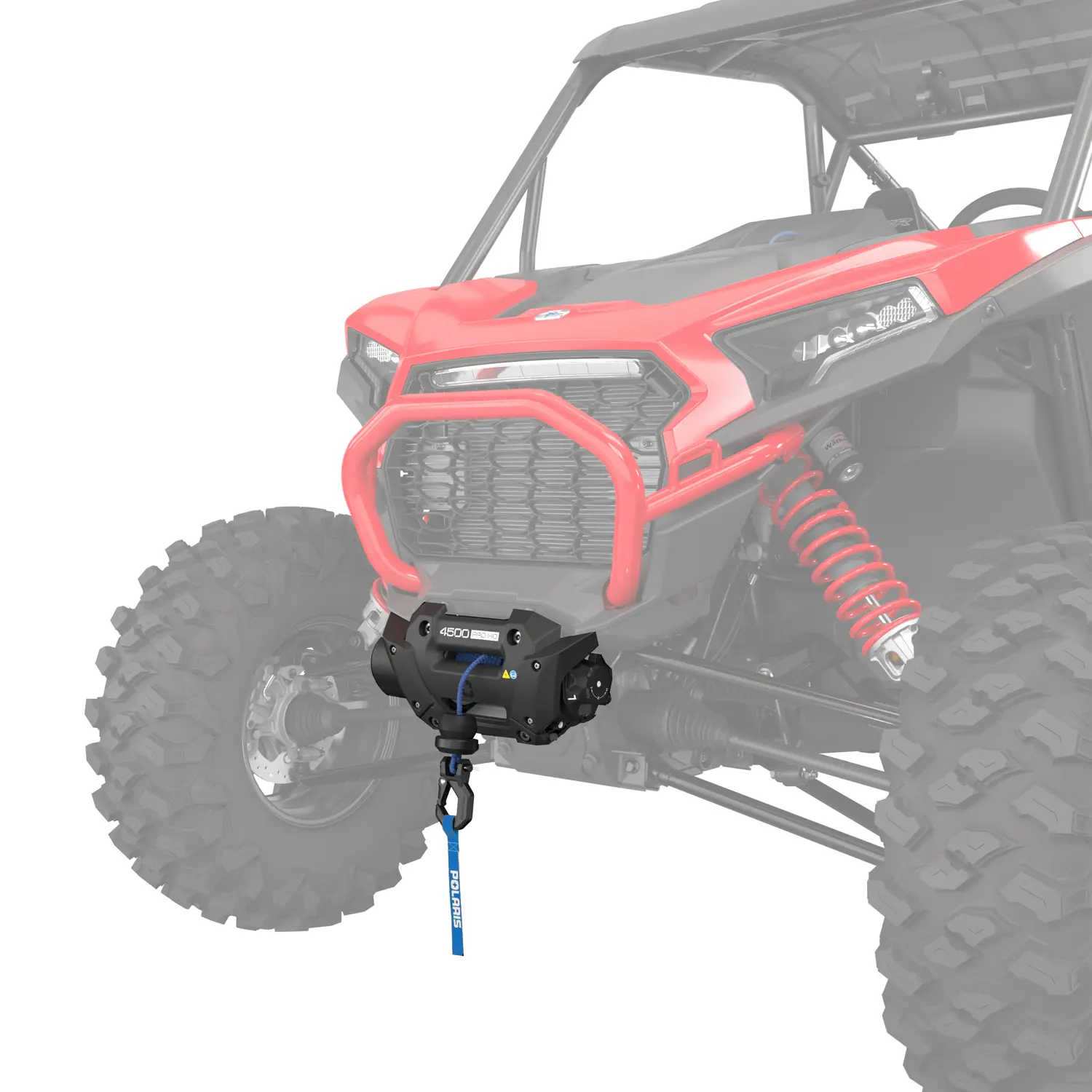 Pro Series 4,500 LB csörlőkészlet szintetikus kötéllel RZR SxS-hez - 6. kép a 10-ből