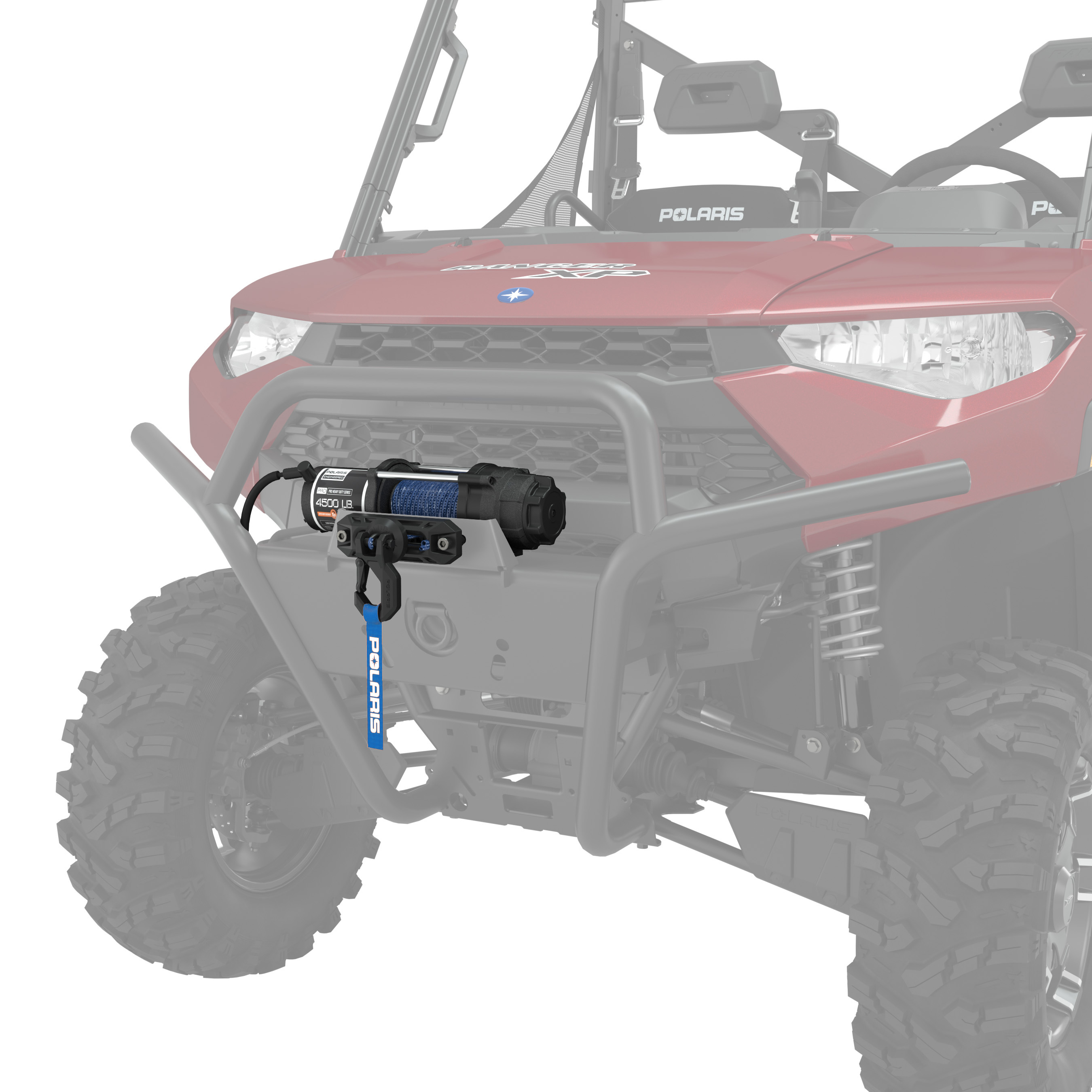 High-Mounted HD 4,500 lb. Winch | Polaris RANGER