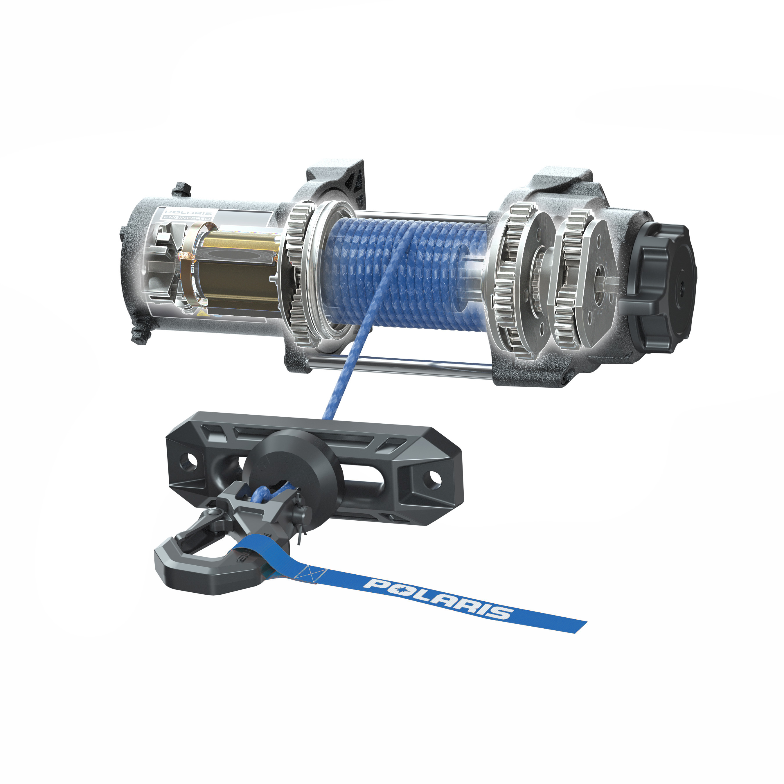 High-Mounted HD 4,500 lb. Winch | Polaris RANGER EN-CA