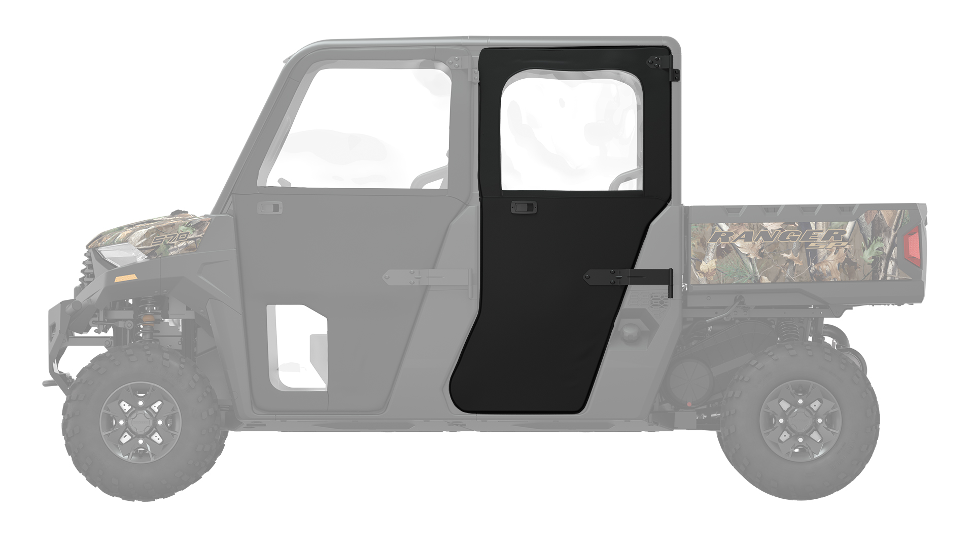 銀次 Amazon.com: Polaris Black Aluminum Roof 4-Seat 2881592-458