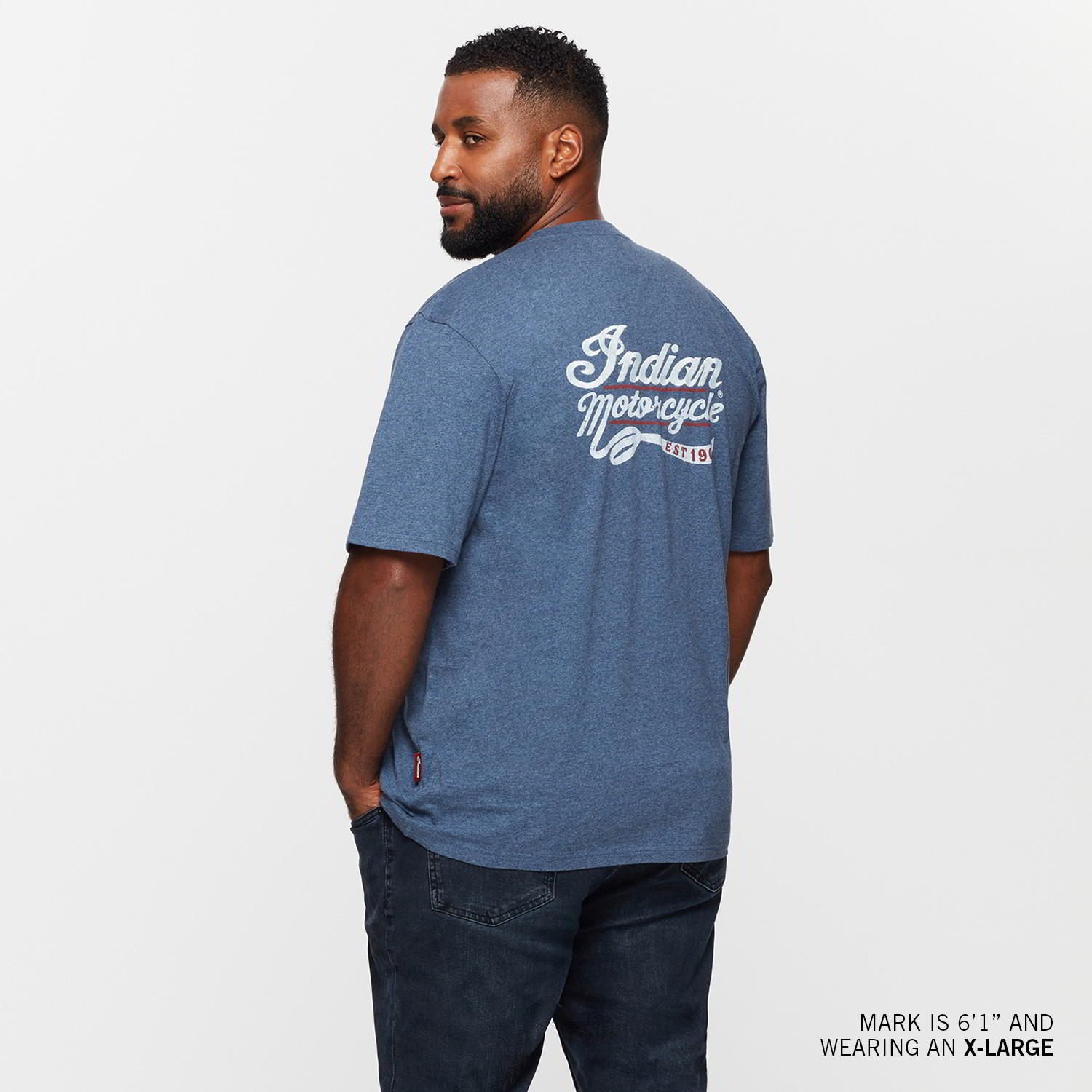 Men's Heritage Denim Shirt, Navy | Indian Motorcycle