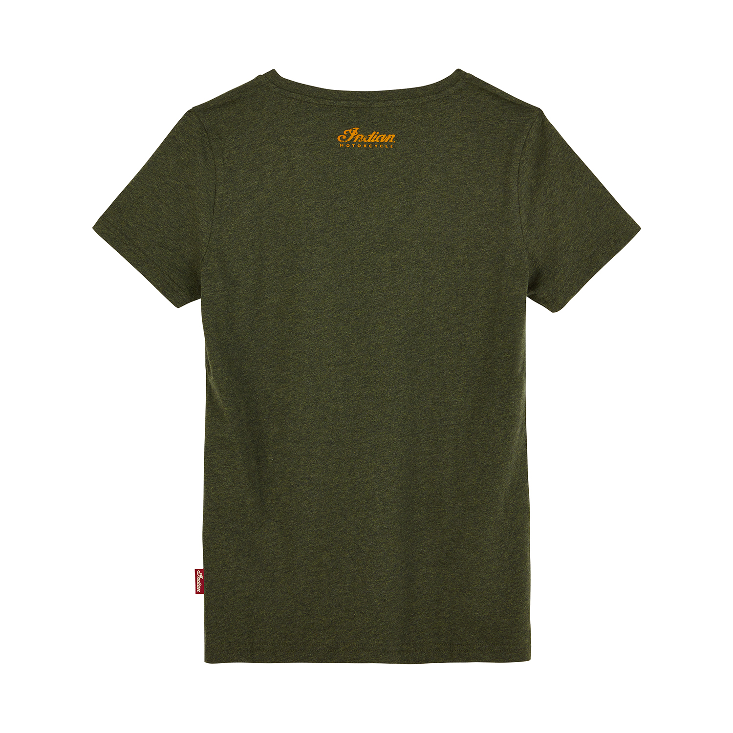 Women's Mixed Embroidery Print T-Shirt, Khaki | Indian