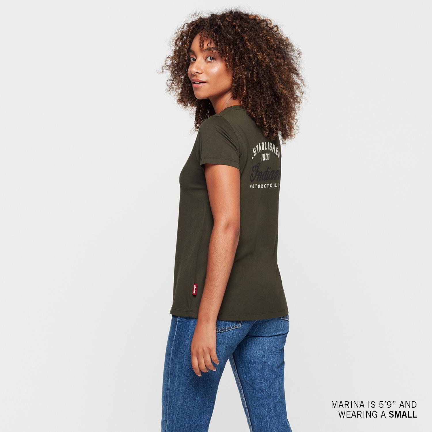 Women s Established 1901 T Shirt Khaki