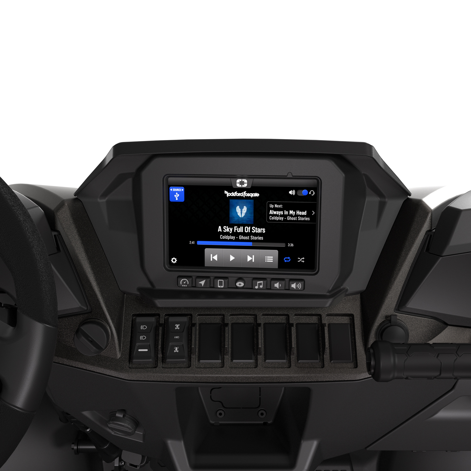 7” Display Mount Kit with Cameras | Polaris RZR