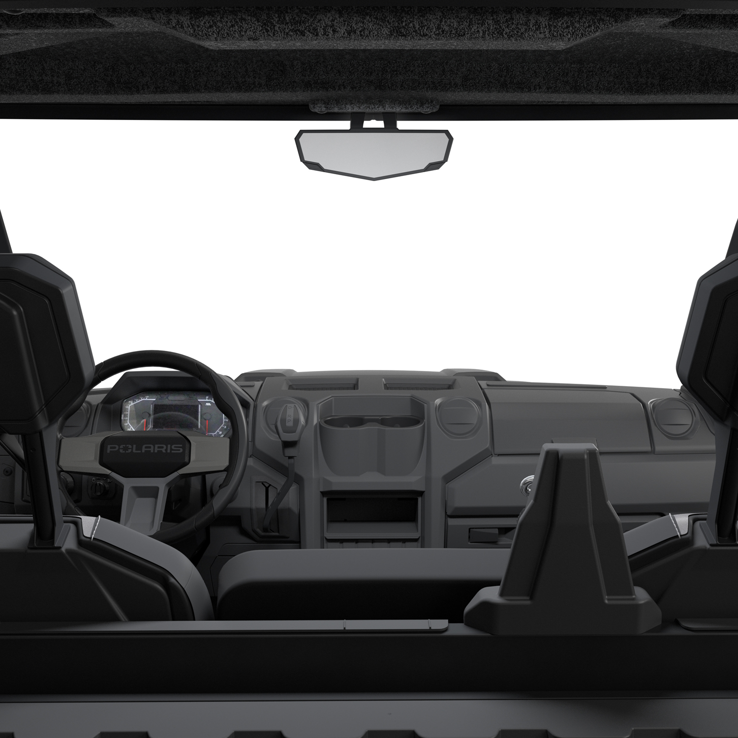 Rearview Convex Mirror for RANGER, Vehicle Frame Mounted