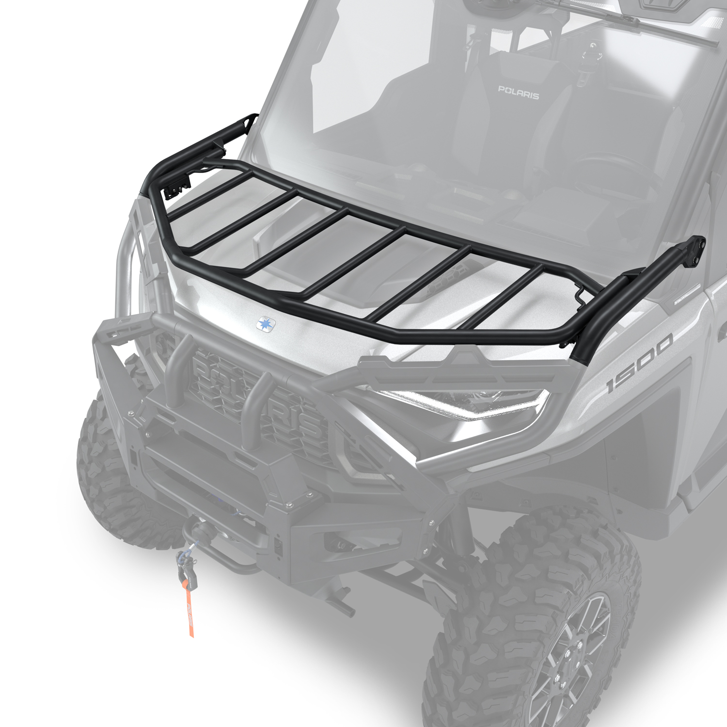 Rear Rack Extender, Black | Polaris Sportsman