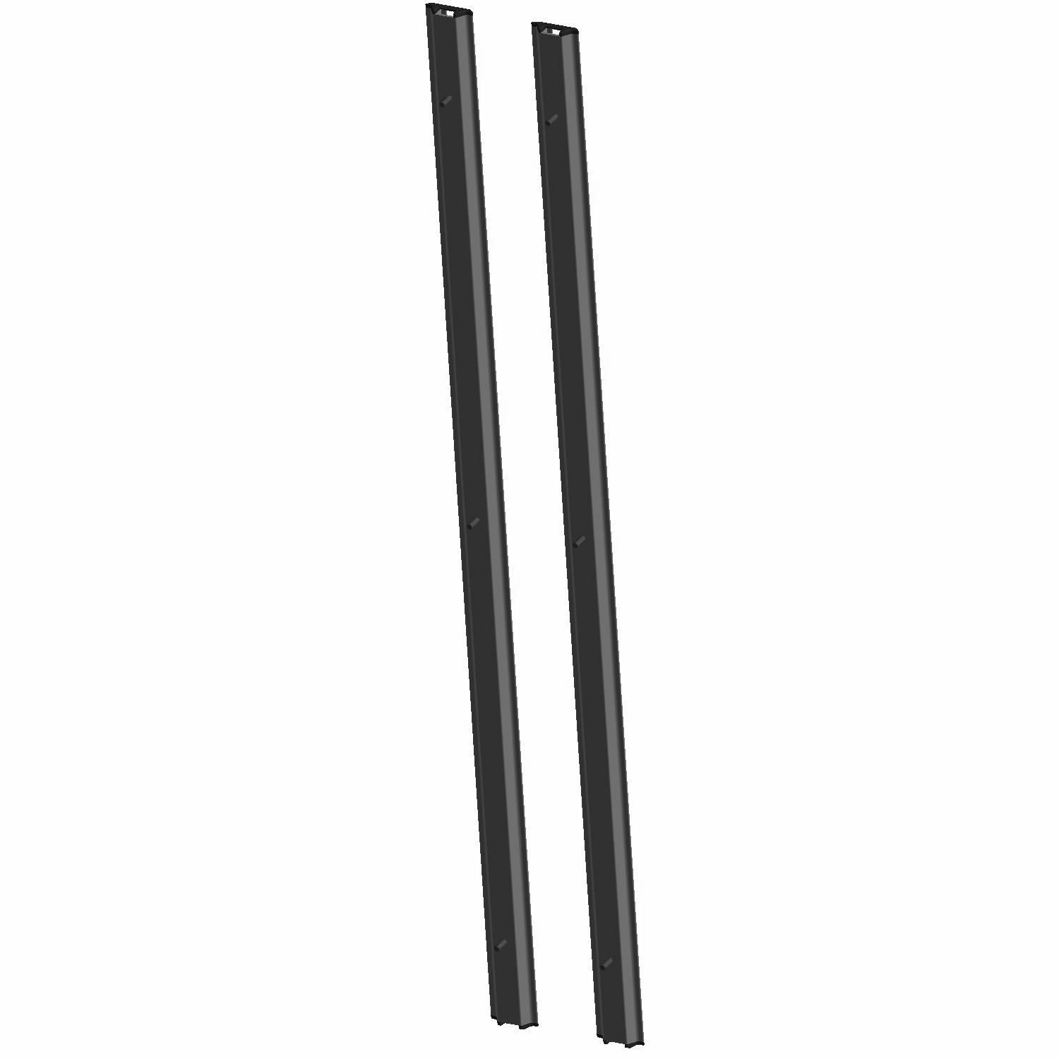 Lock & Ride MAX Rear Rails for MCS Cargo System or Rear Headache