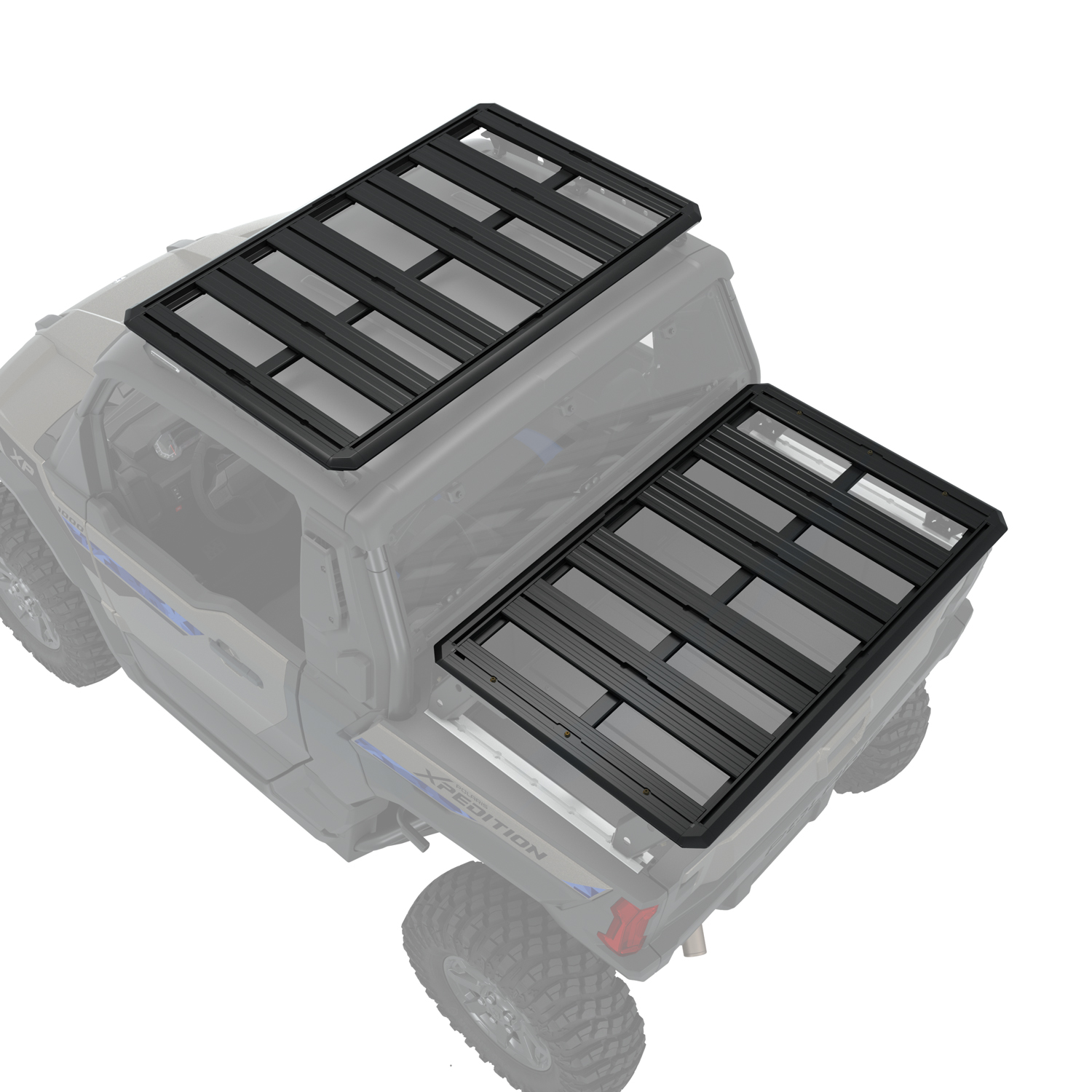 Rhino-Rack® Rear Bed Rack / Roof Rack for Polaris XPEDITION, Small ...