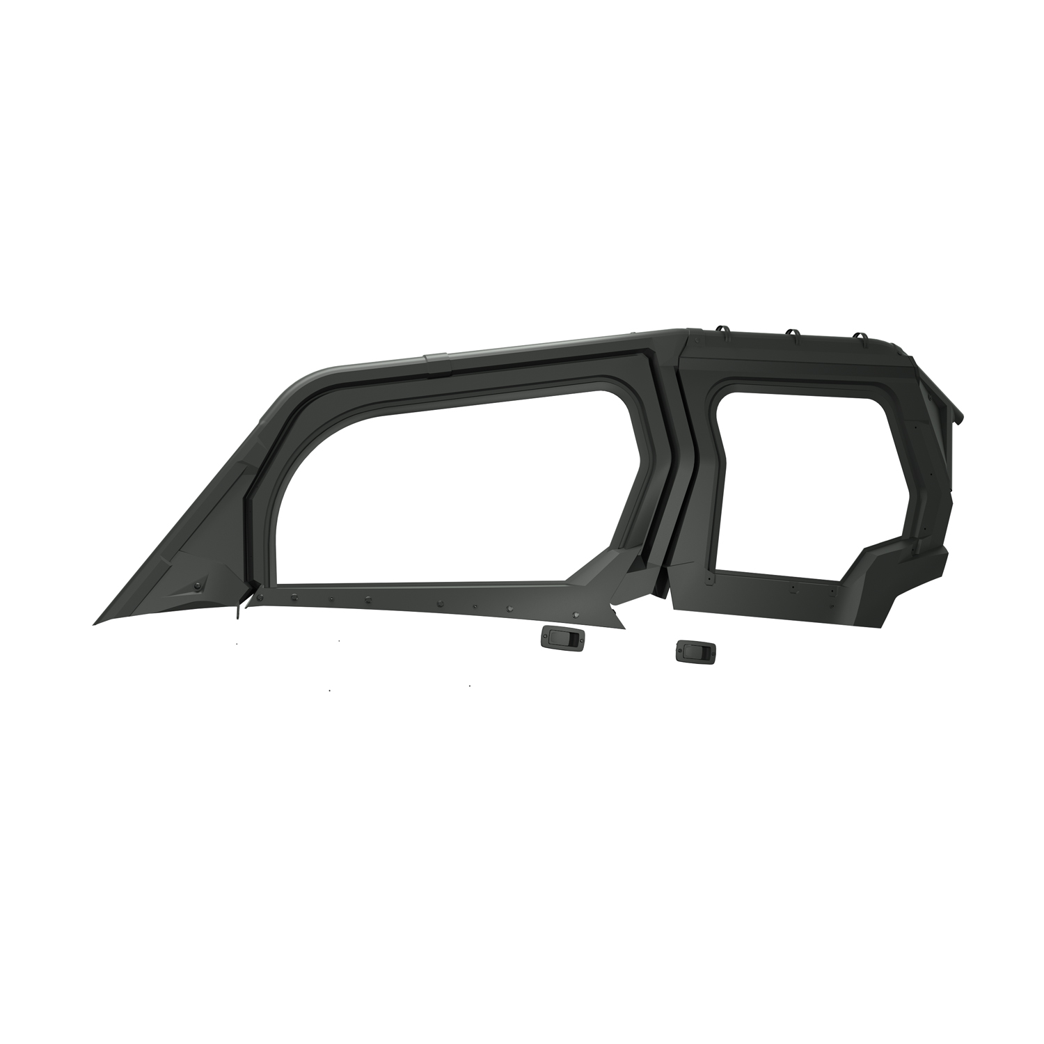 Zip Window Upper Doors for RZR XP 4 1000, Front & Rear, Poly, Set
