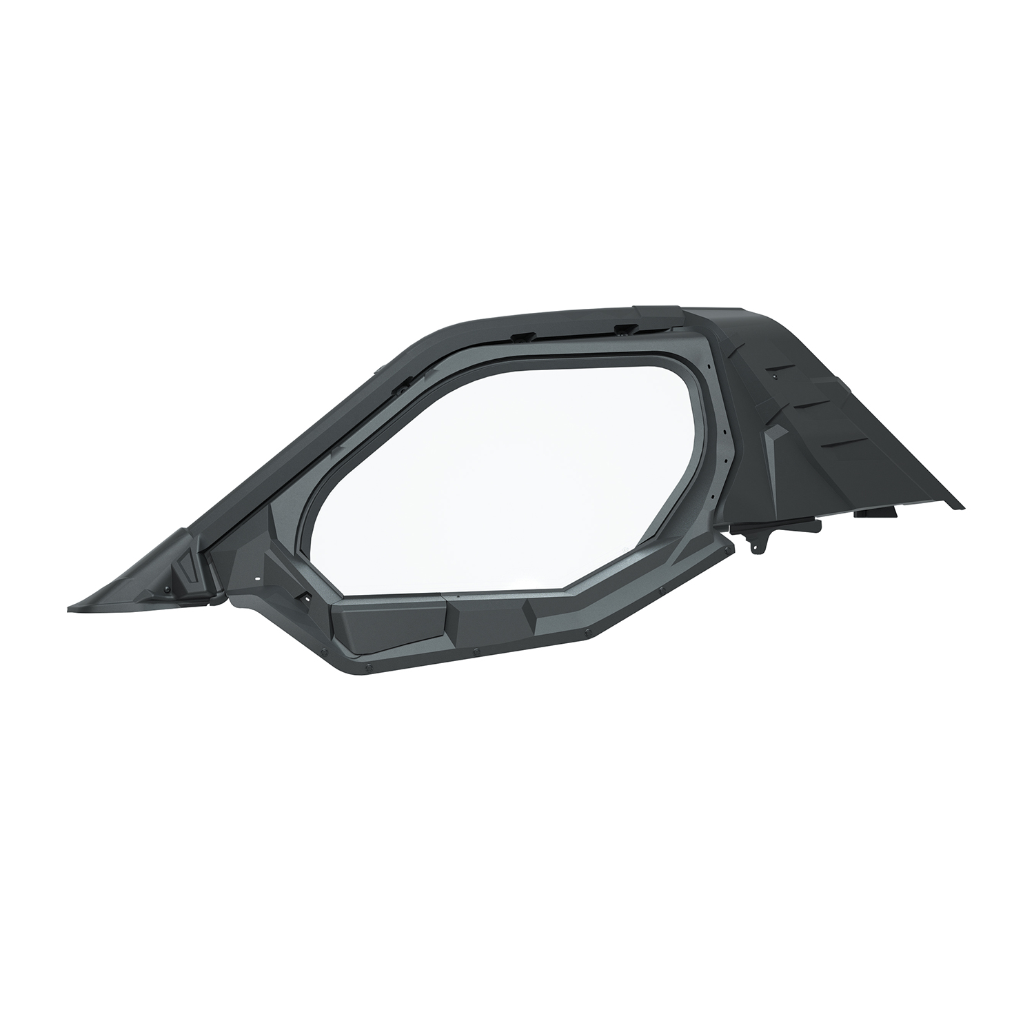 Zip Window Upper Doors for RZR PRO XP & PRO S, Front, Poly, Set of