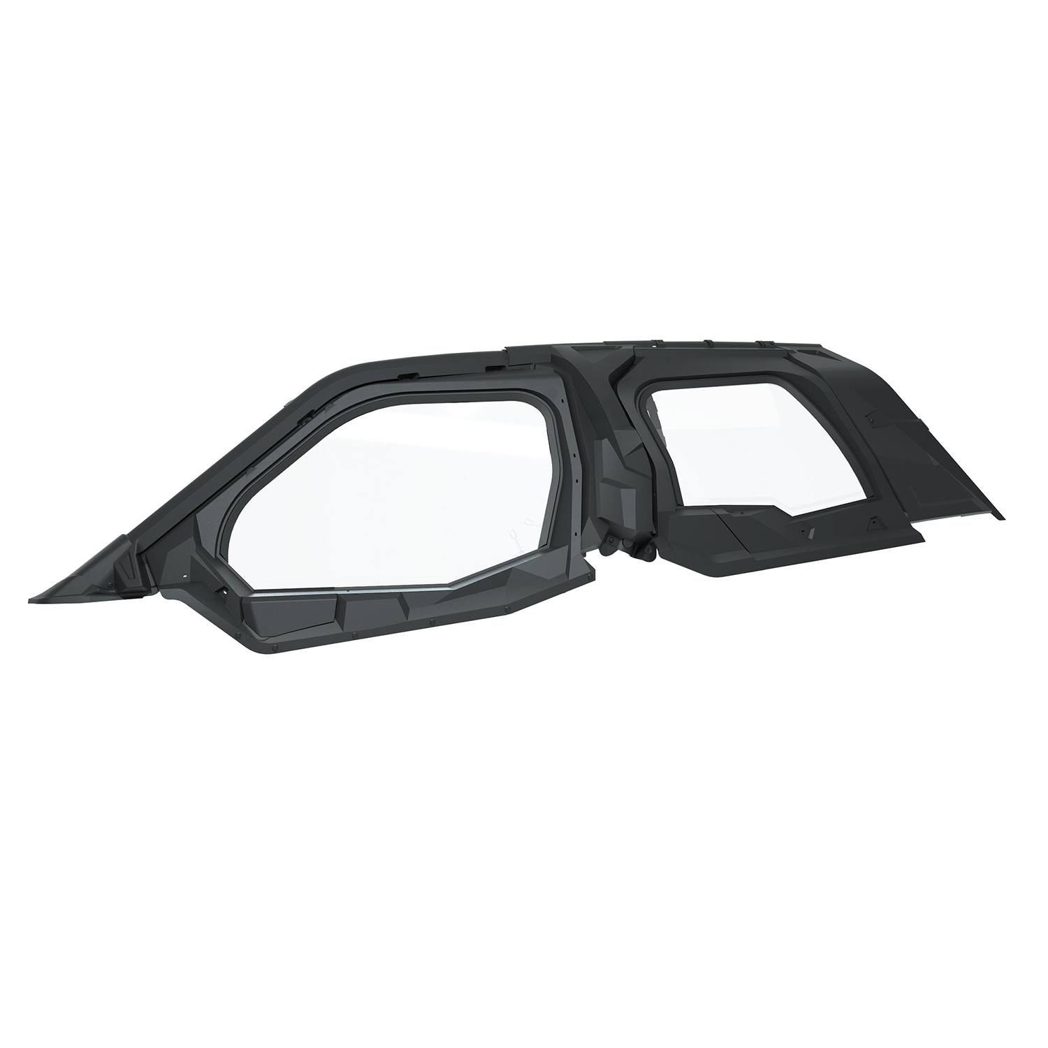 Mapion(プロフ必読)　0112 Zip Window Upper Doors for RZR PRO XP 4, Front & Rear, Poly, Set