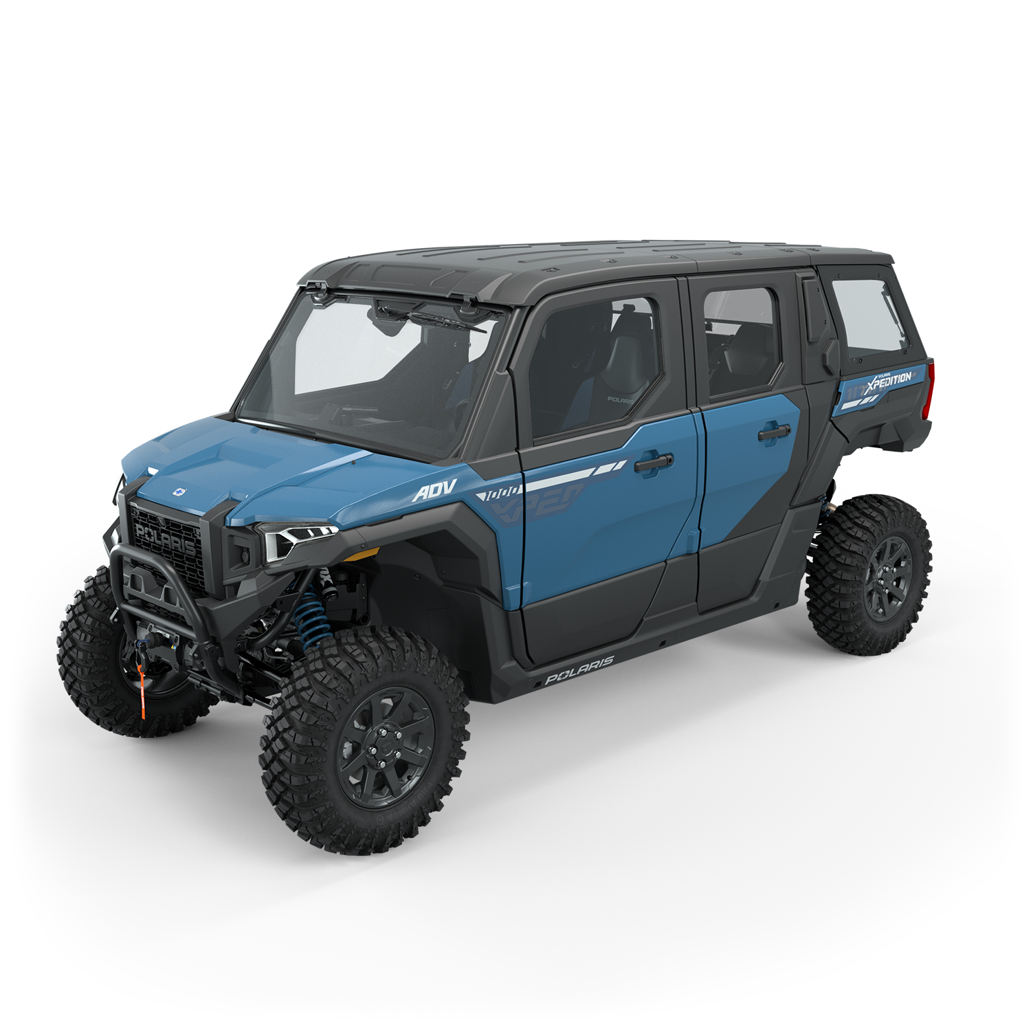 Power Window Full Doors for POLARIS XPEDITION, Rear, Poly, Set of