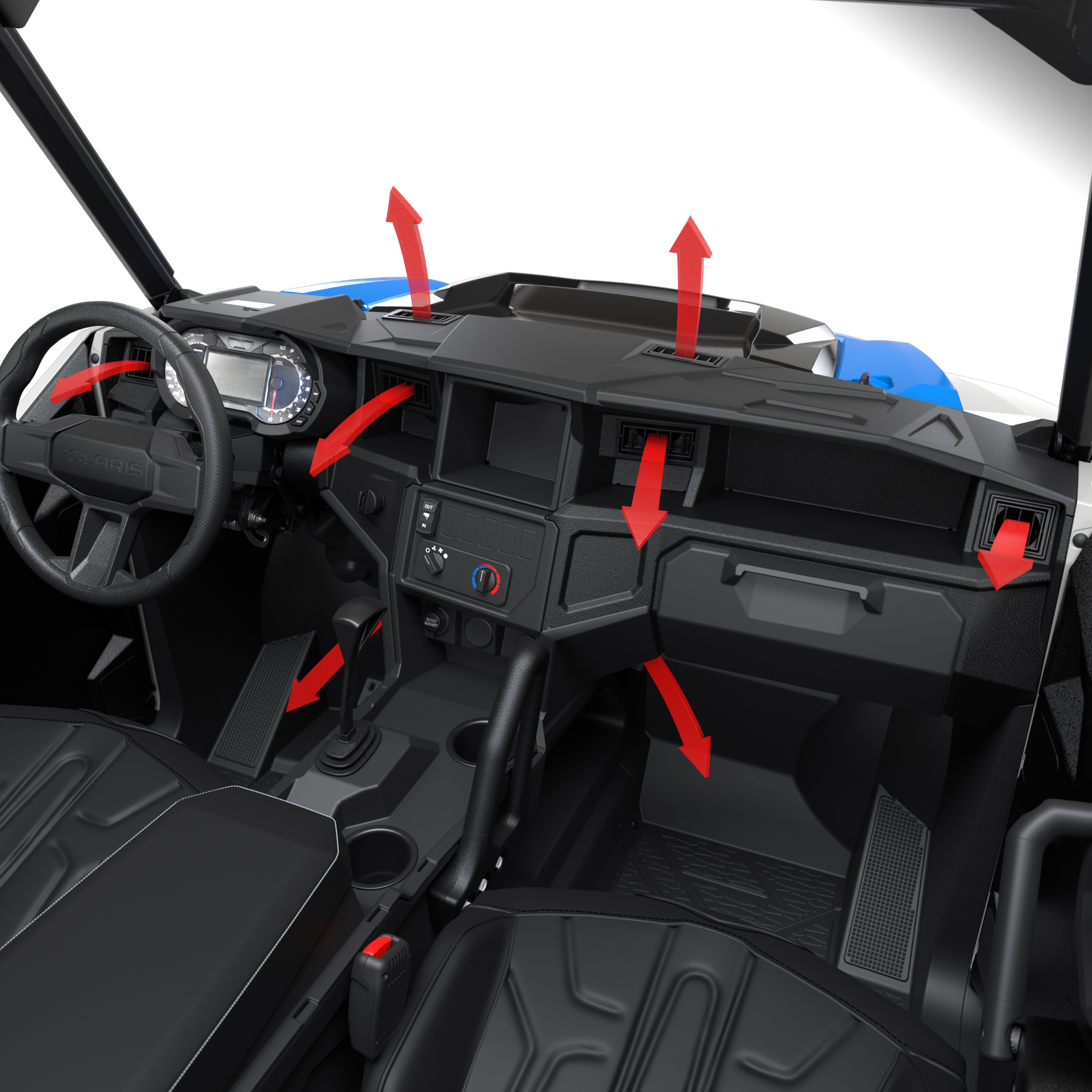 Cab Heater and Defrost Kit for GENERAL 1000 & XP 1000 | Polaris