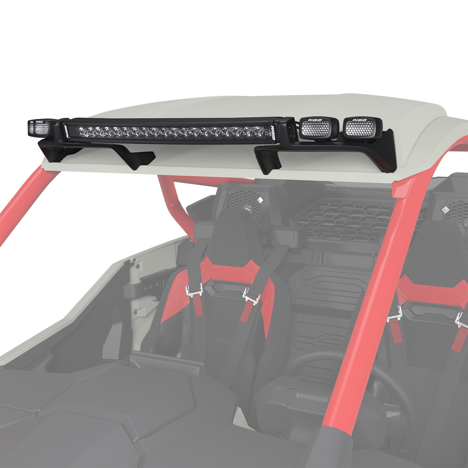 RIGID® Roof Light System, 2-Seat | Polaris Off-Road EN-CA