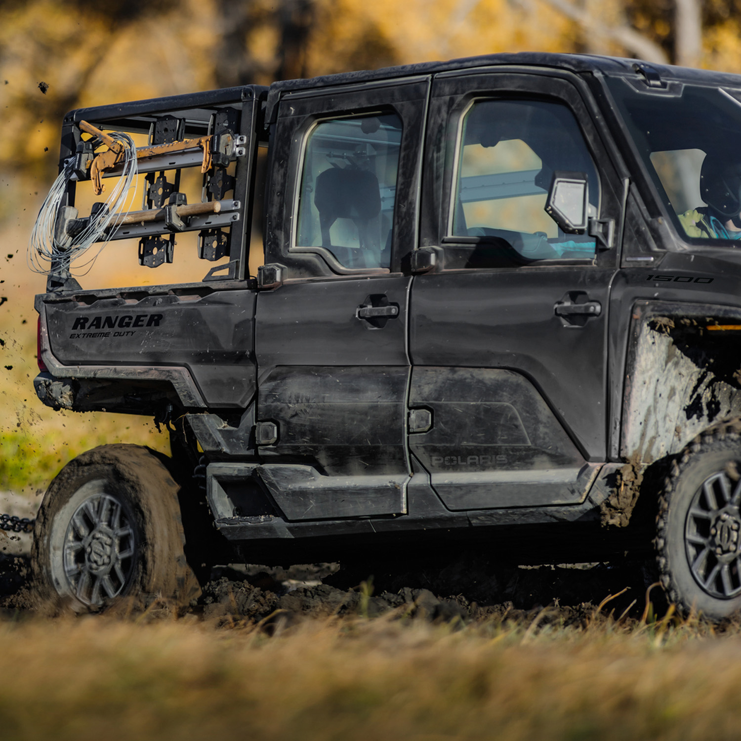 Side View Adjustable Folding Mirrors for RANGER, Door