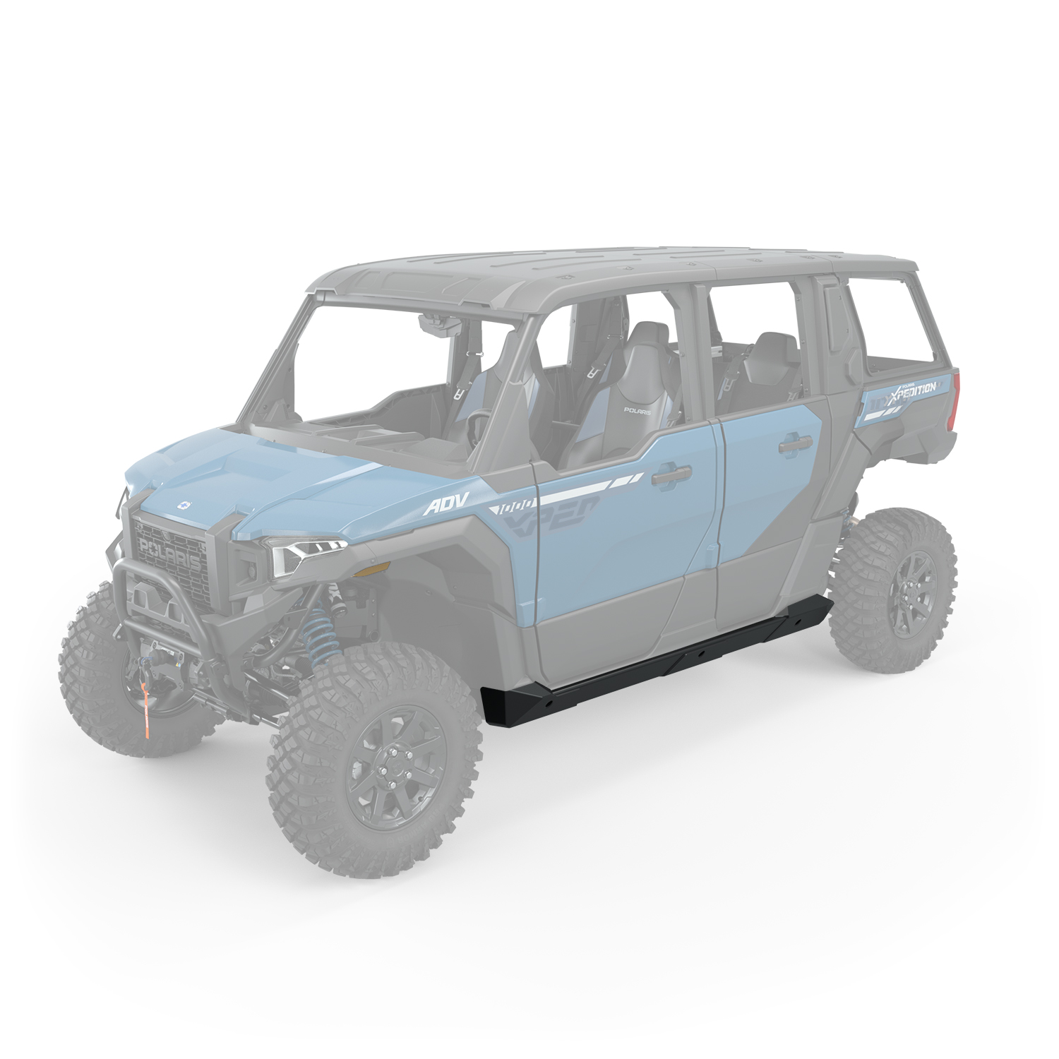 Low Profile Rock Sliders, 5-Seat | Polaris XPEDITION