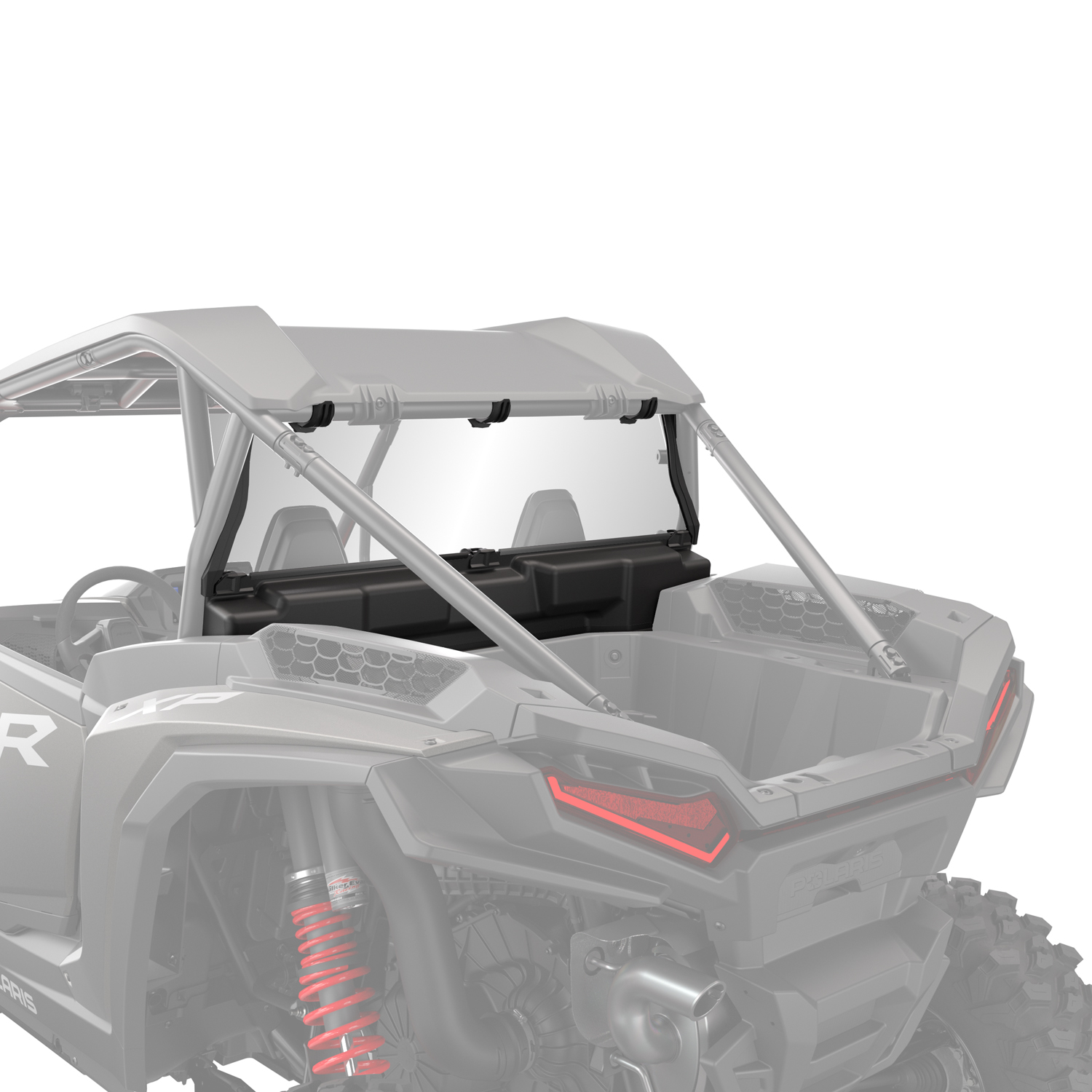 Lock & Ride Rear Panel - Hard Coat Poly | Polaris RZR
