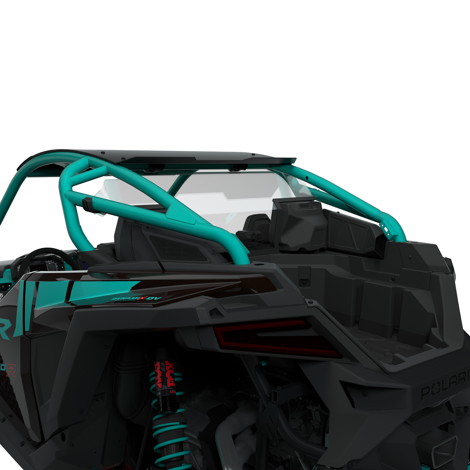 Lock & Ride Rear Window, Polycarbonate, for 2-Seat RZR SxS